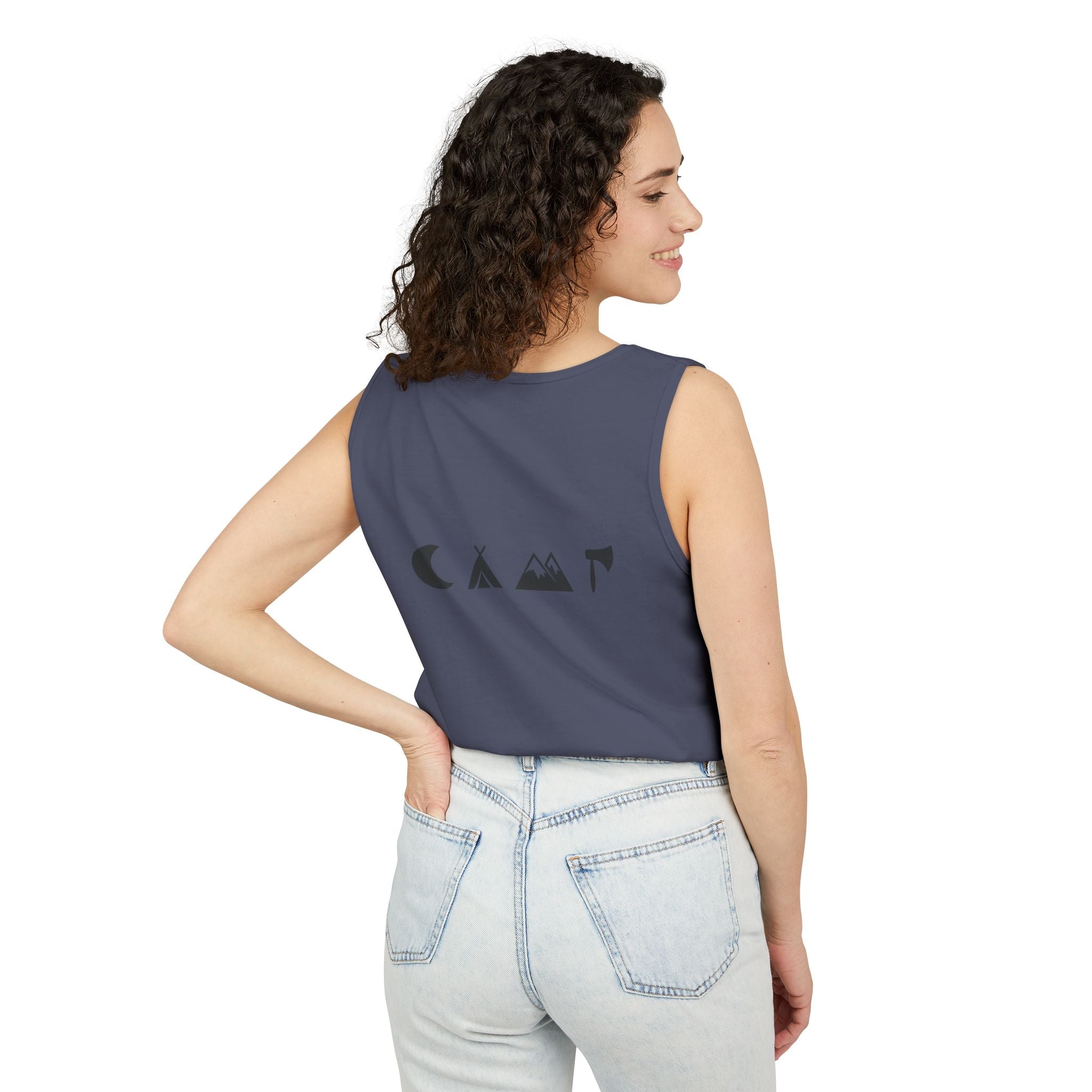 Adventure Awaits Unisex Garment-Dyed Tank Top