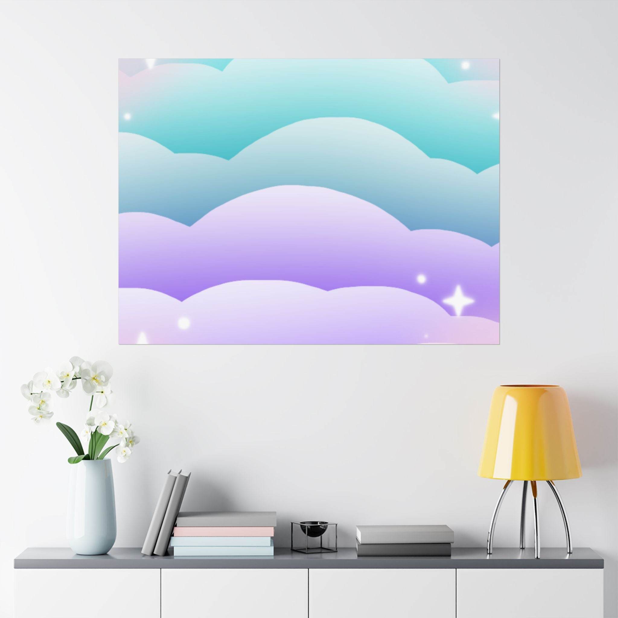 Cloudscape Matte Horizontal Posters - Esmeralda Ecostore