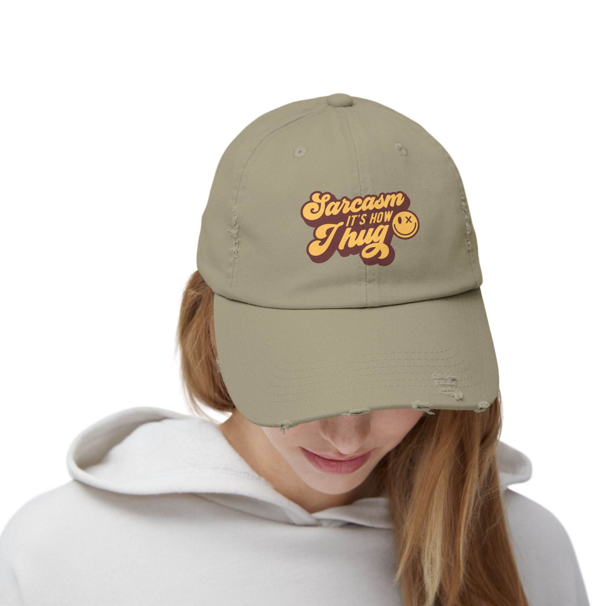 Sarcastic Unisex Distressed Cap - Esmeralda Ecostore