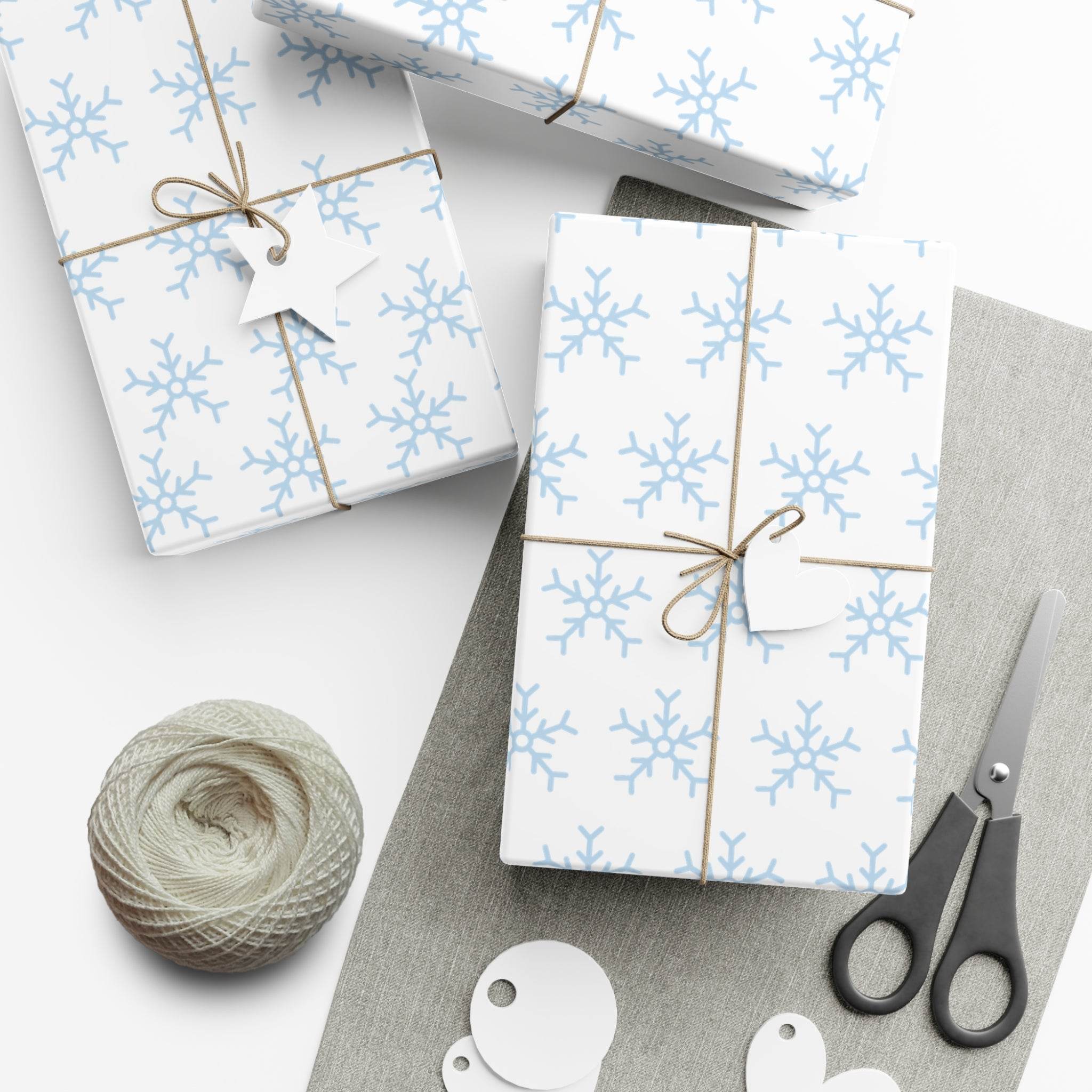Snowflake Gift Wrap Papers - Esmeralda Ecostore