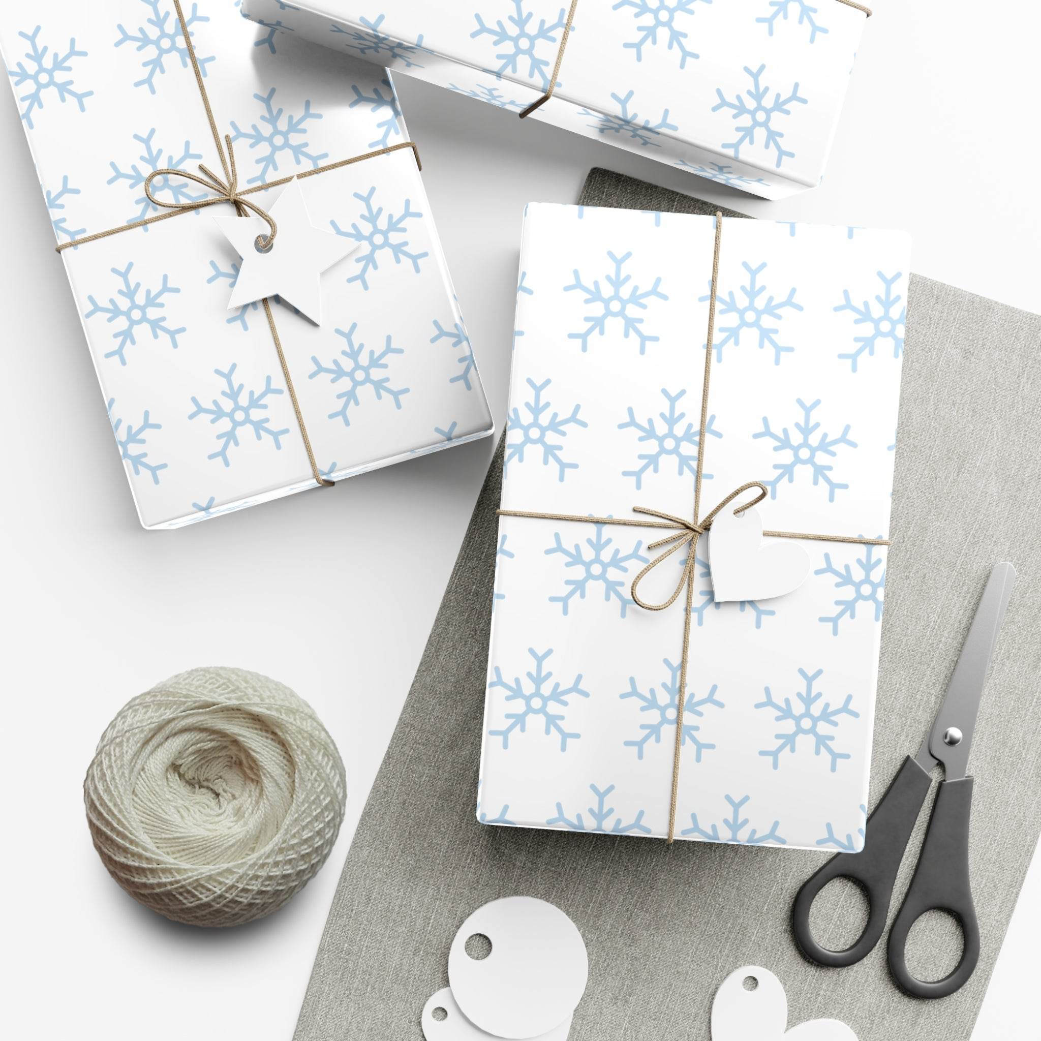 Snowflake Gift Wrap Papers - Esmeralda Ecostore