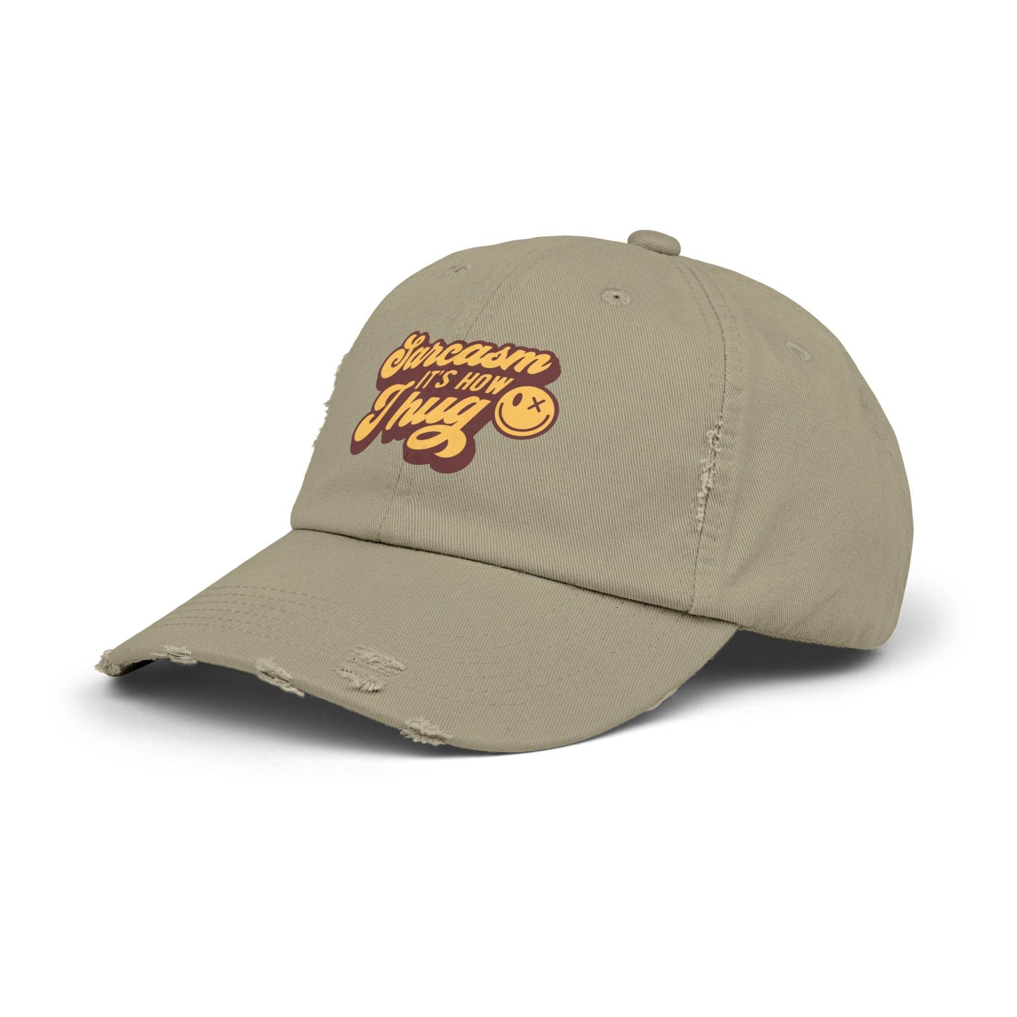Sarcastic Unisex Distressed Cap - Esmeralda Ecostore
