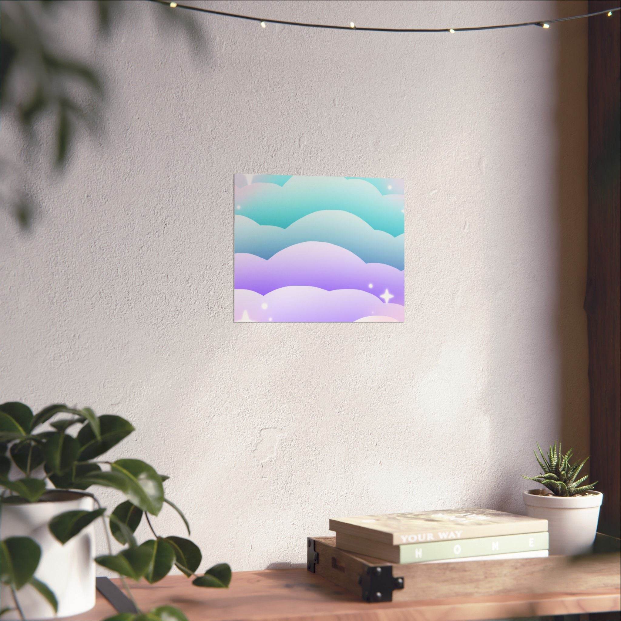 Cloudscape Matte Horizontal Posters - Esmeralda Ecostore