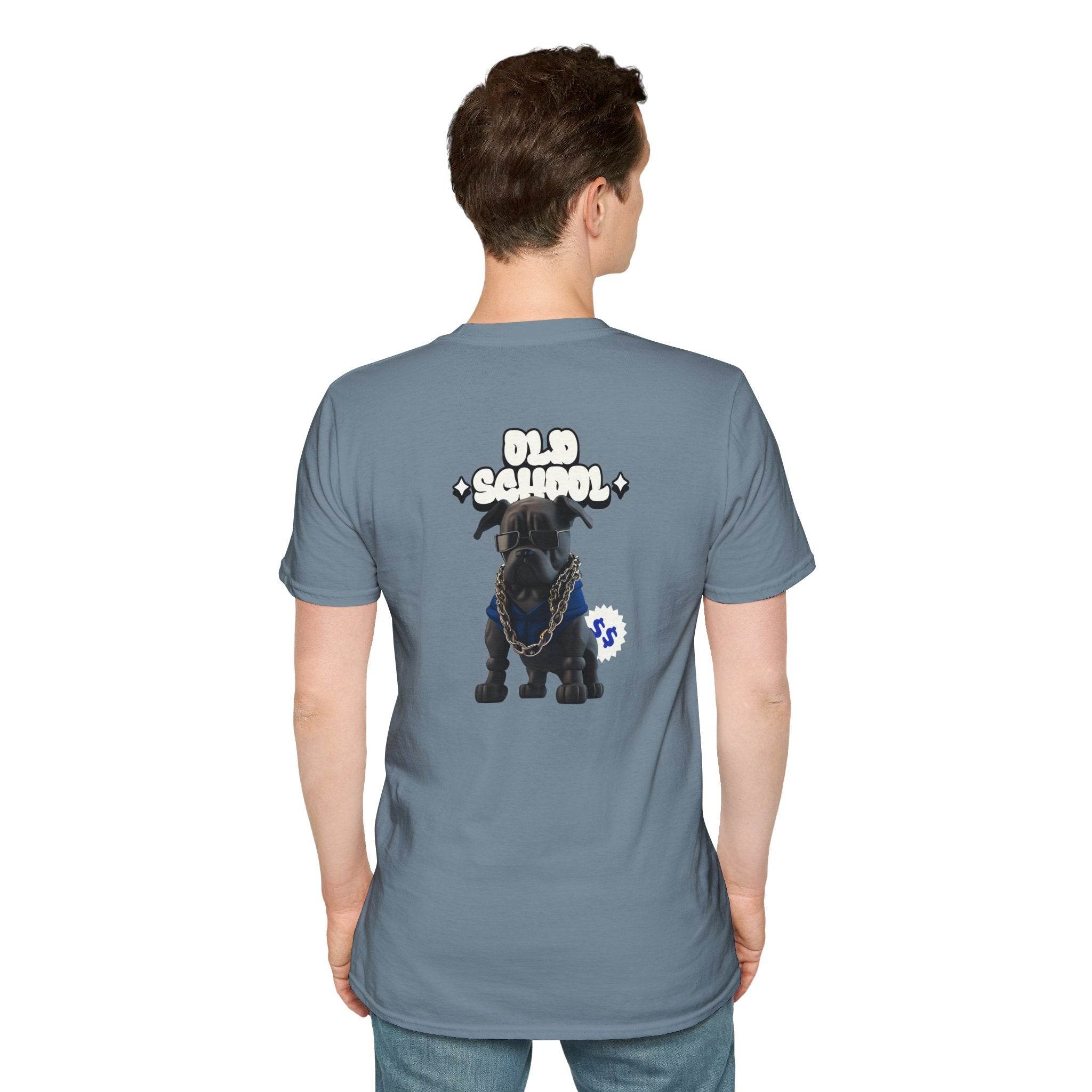 Old School Dog Unisex Softstyle T-Shirt - Esmeralda Ecostore