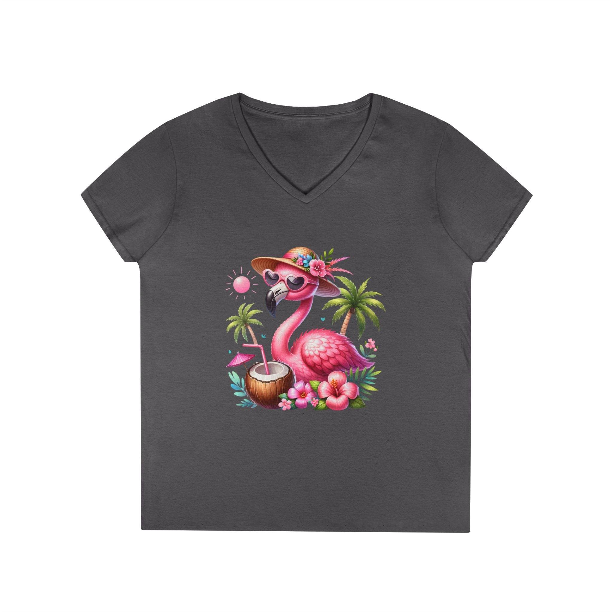 Tropical Chill Ladies's V-Neck T-Shirt - Esmeralda Ecostore