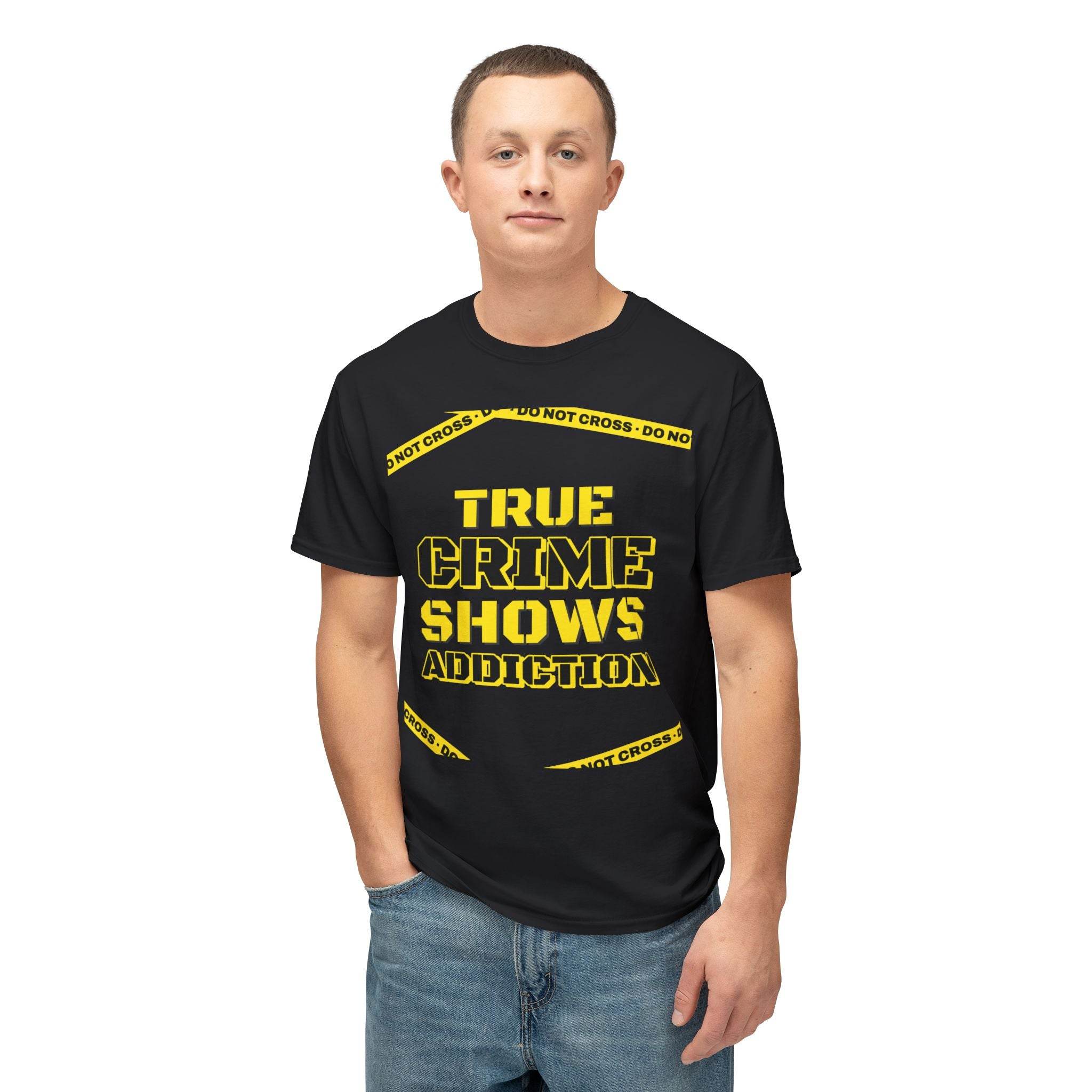 True Crime Shows Addiction Unisex HD Cotton™ T-Shirt - Esmeralda Ecostore