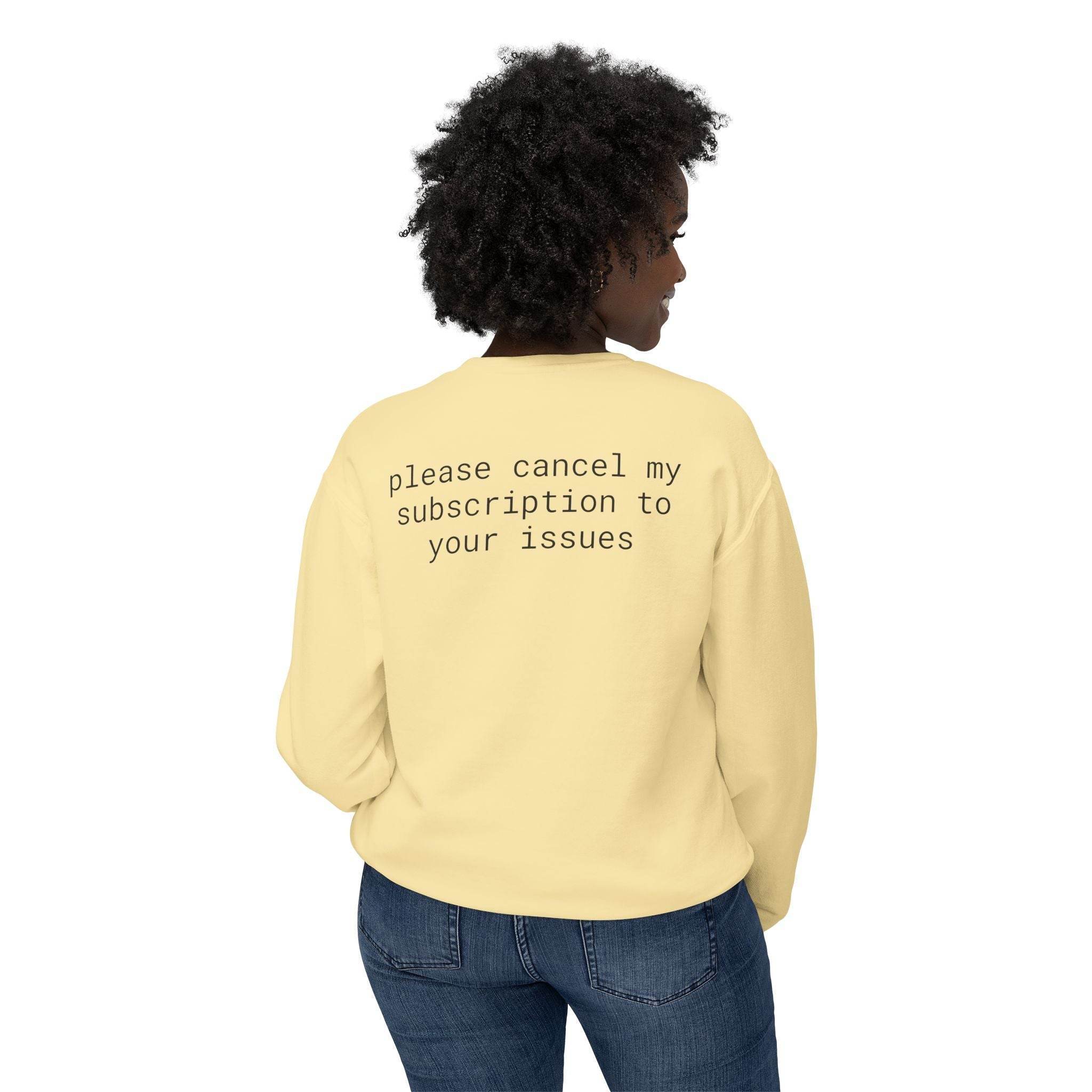 Funny Unisex Lightweight Crewneck Sweatshirt