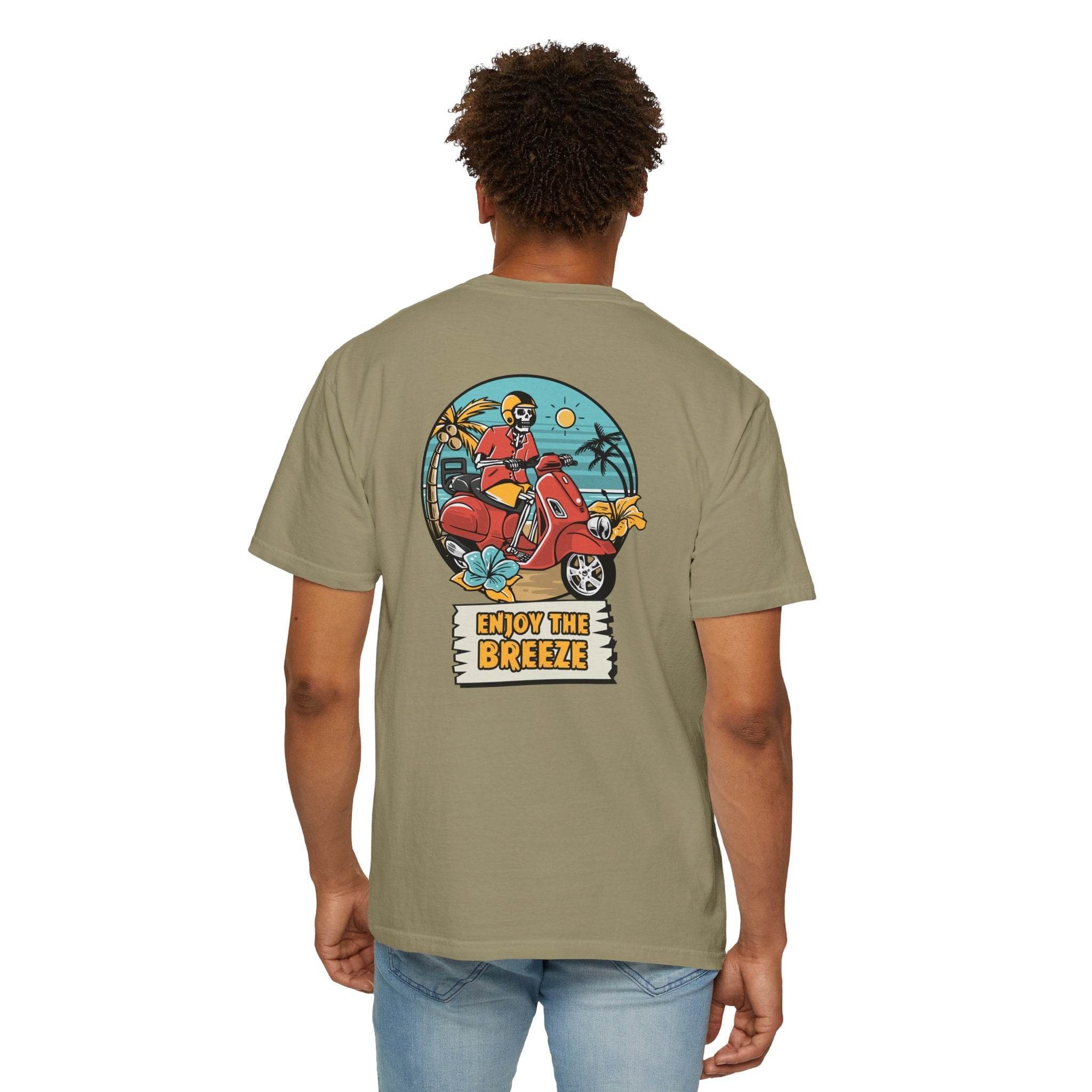 Enjoy The Breeze Unisex Garment-Dyed T-Shirt - Esmeralda Ecostore