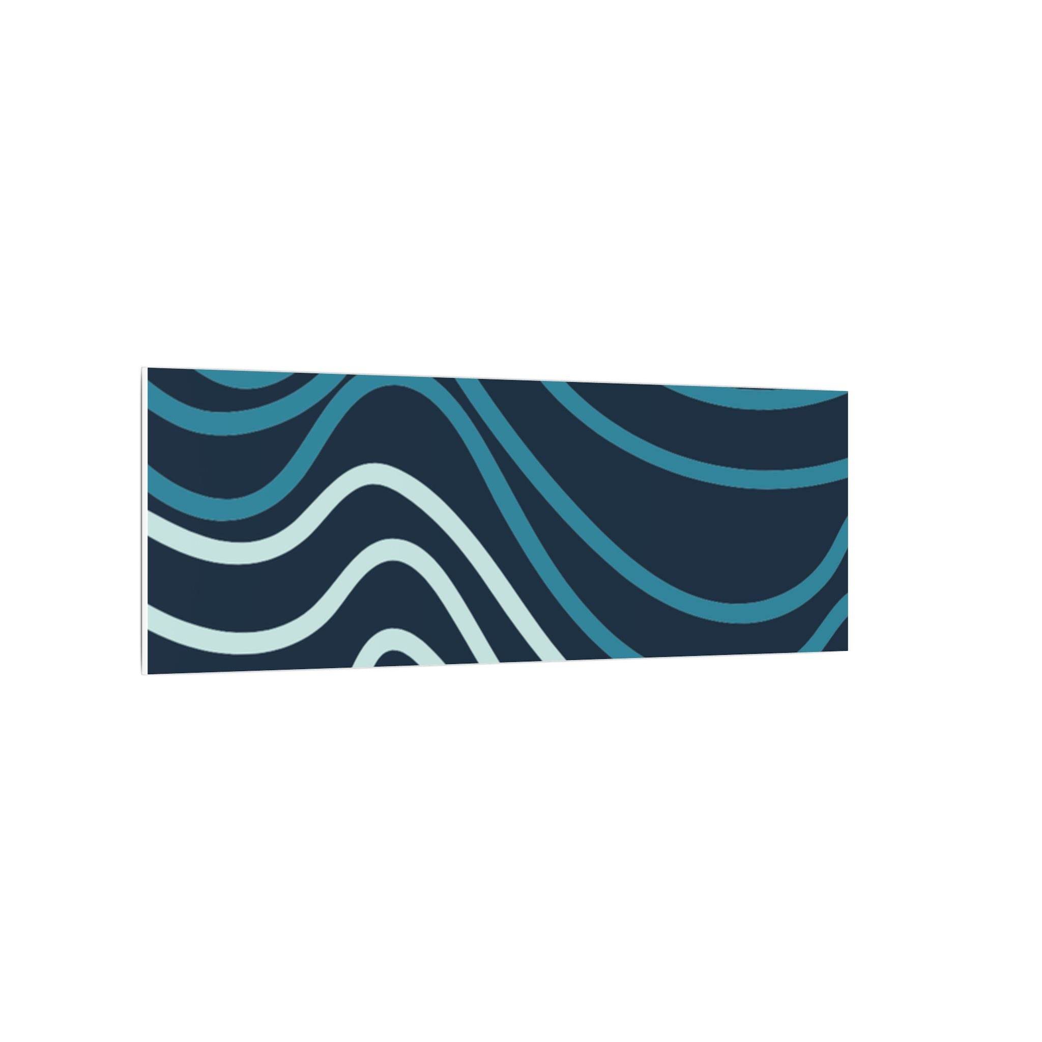 Wiggle Waves Matte Canvas Stretched Multi-Size - Esmeralda Ecostore