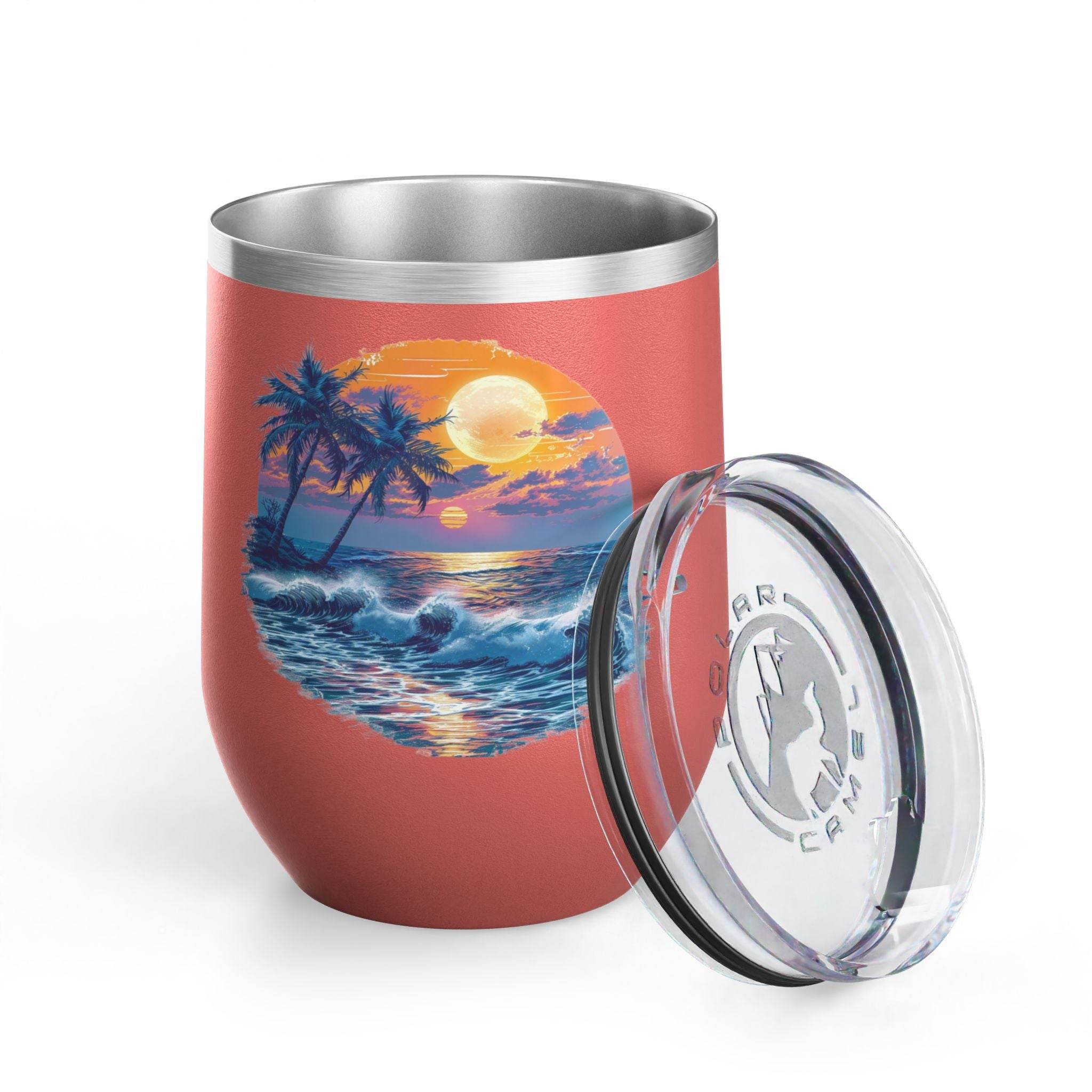 Tropical Sunset Wine Tumbler - Esmeralda Ecostore