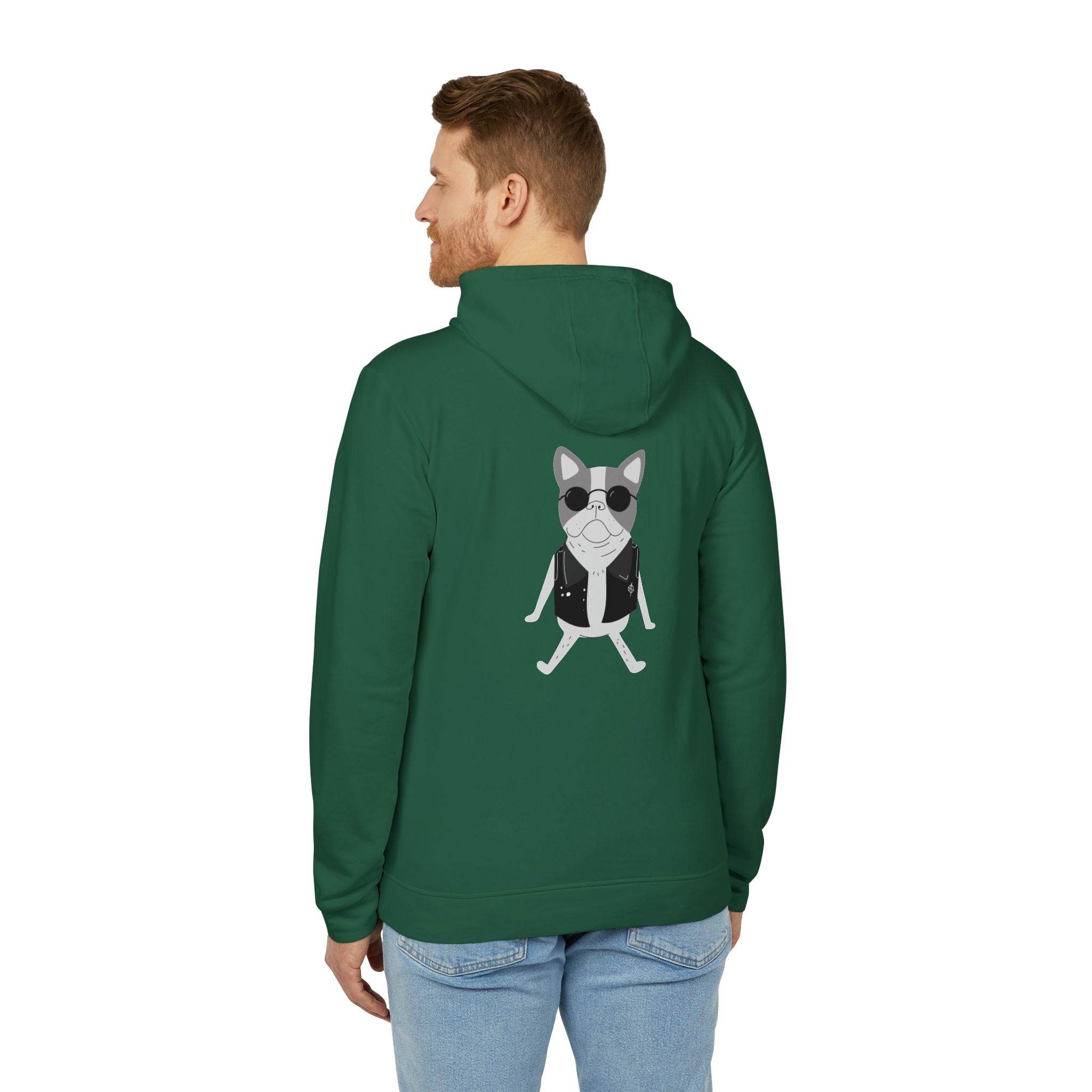 Minimalistic Adidas Unisex Fleece Hoodie - Hoodies - Esmeralda Ecostore