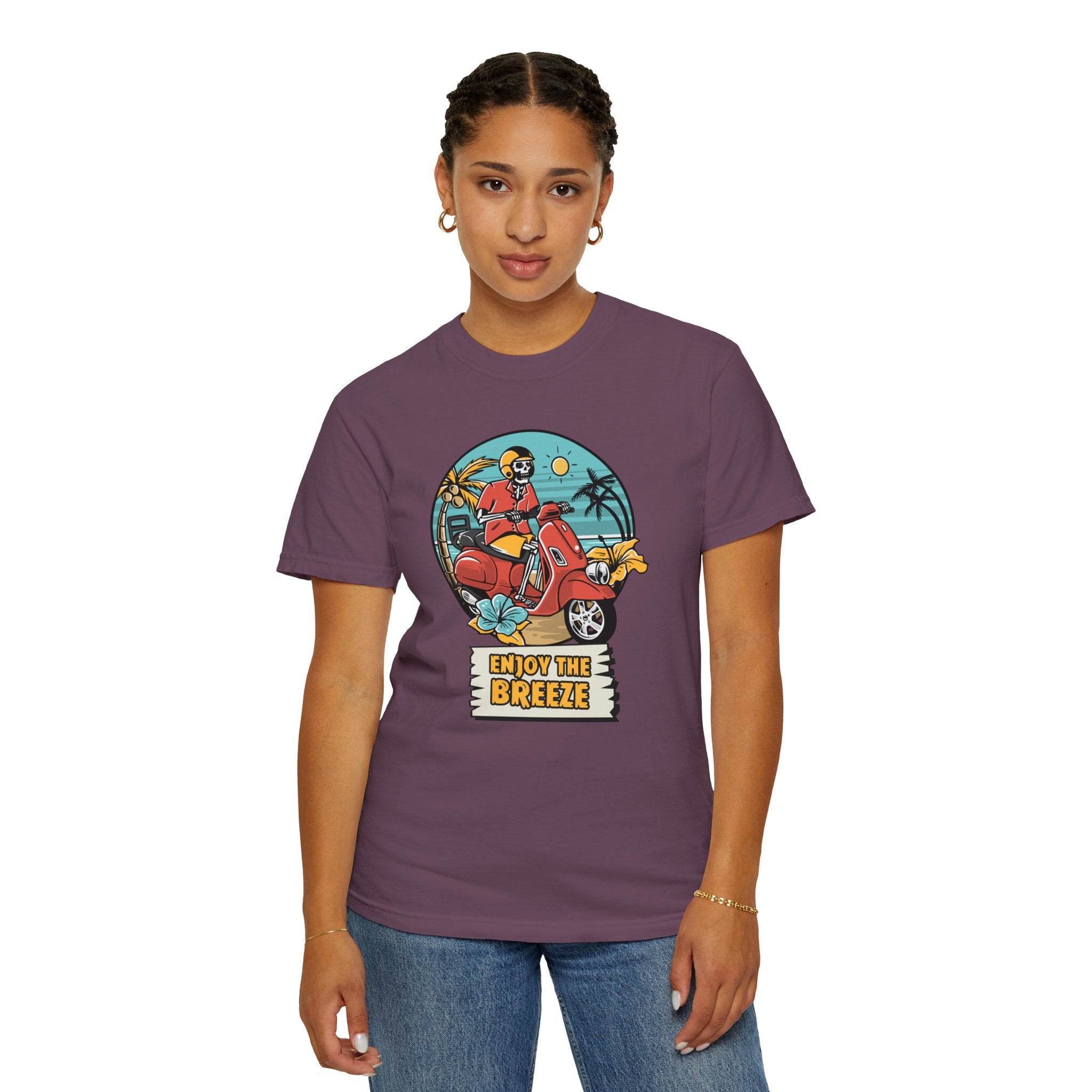 Enjoy The Breeze Unisex Garment-Dyed T-Shirt - Esmeralda Ecostore