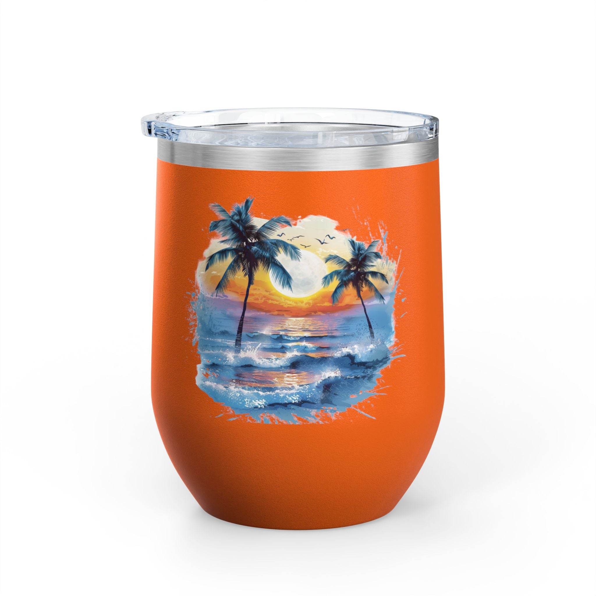 Tropical Sunset Wine Tumbler - Esmeralda Ecostore