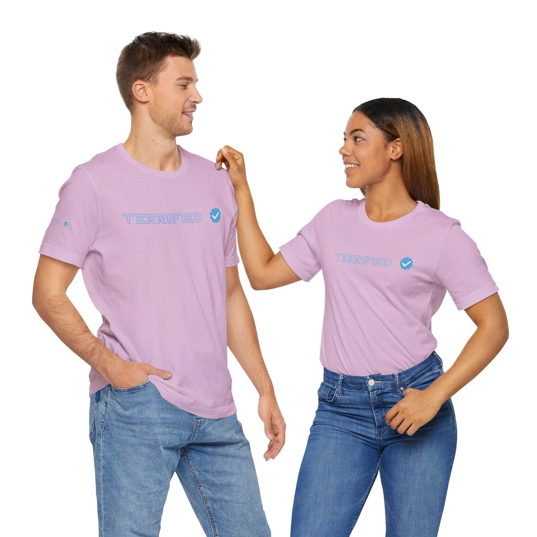 Terrified Unisex Jersey Short Sleeve Tee - Esmeralda Ecostore