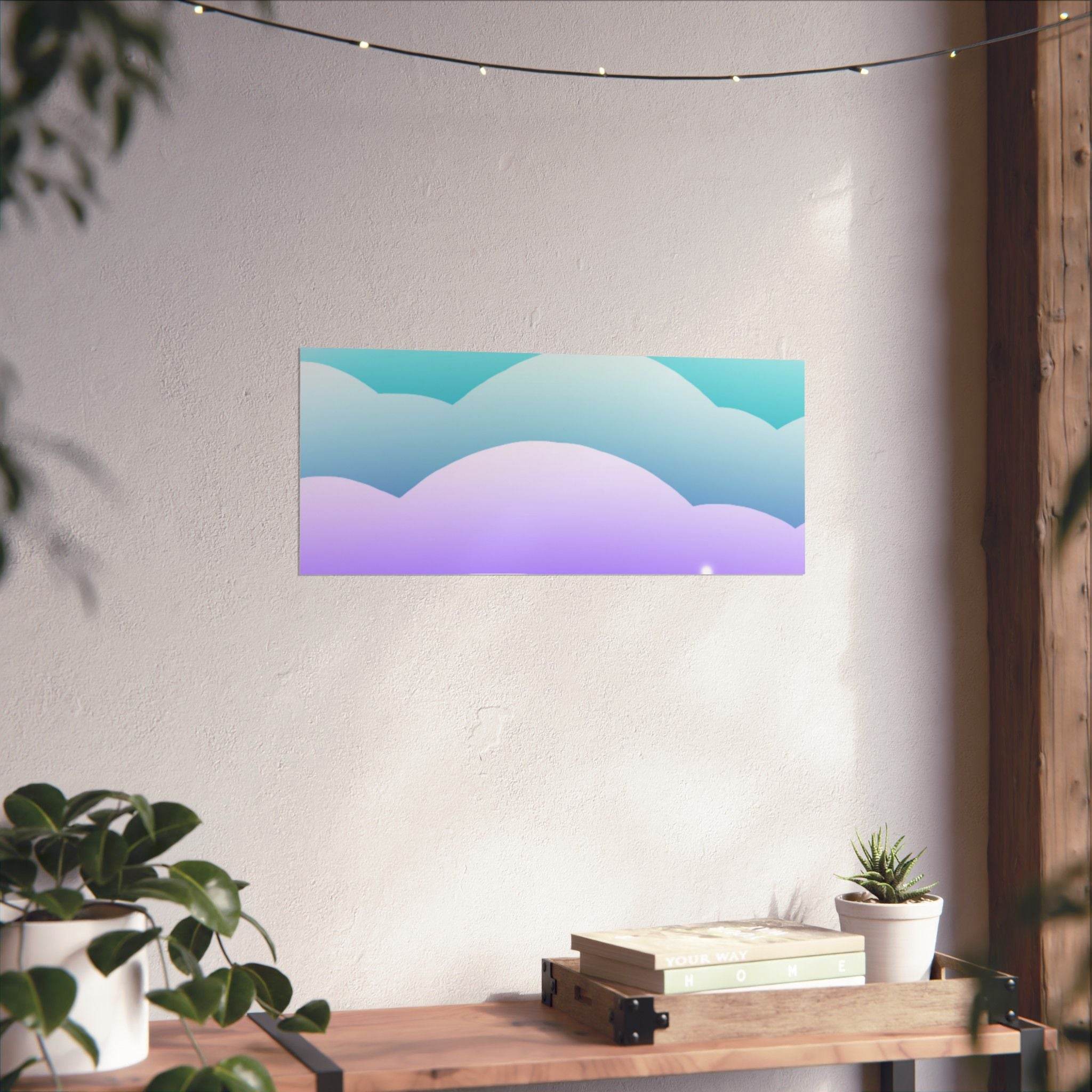 Cloudscape Matte Horizontal Posters - Esmeralda Ecostore