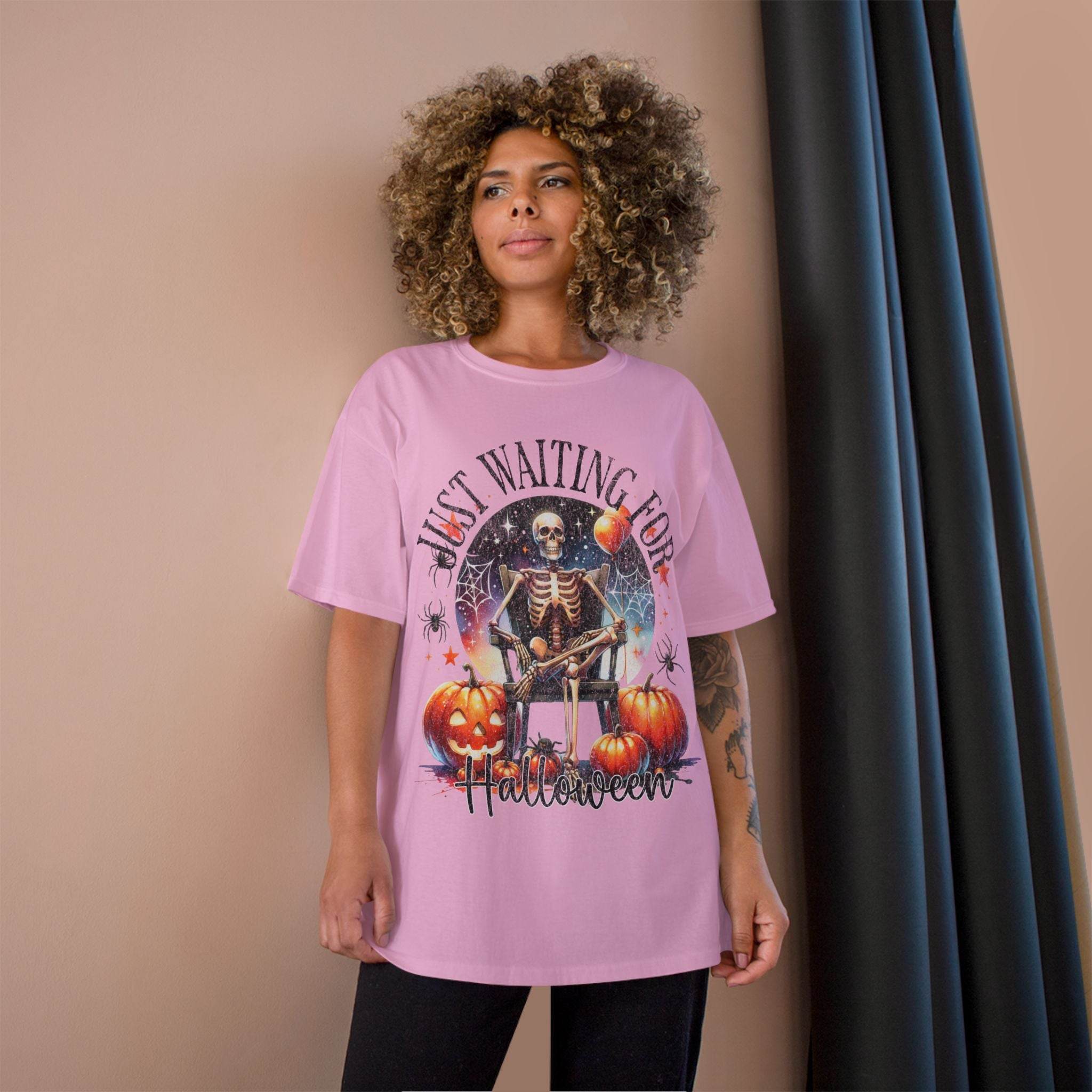 Just Waiting for Halloween Champion T-Shirt - Esmeralda Ecostore