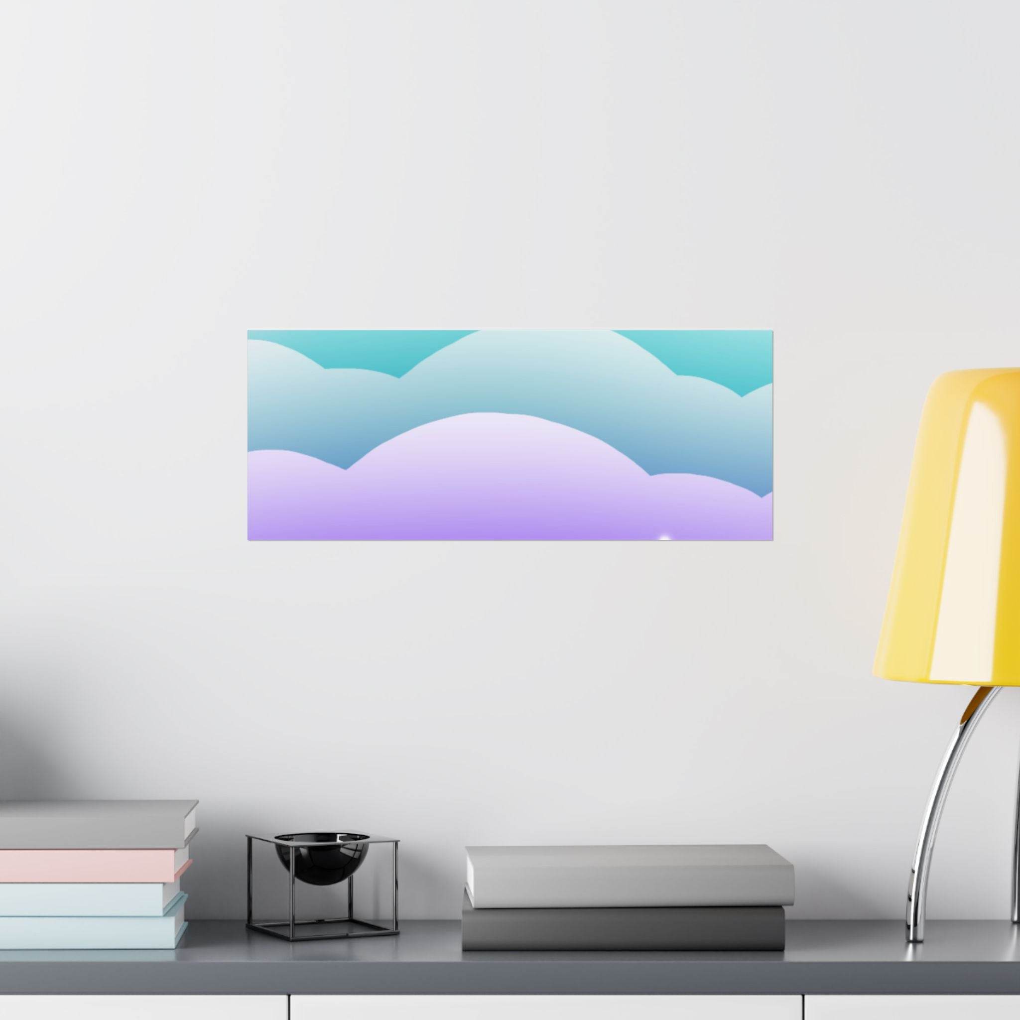 Cloudscape Matte Horizontal Posters - Esmeralda Ecostore