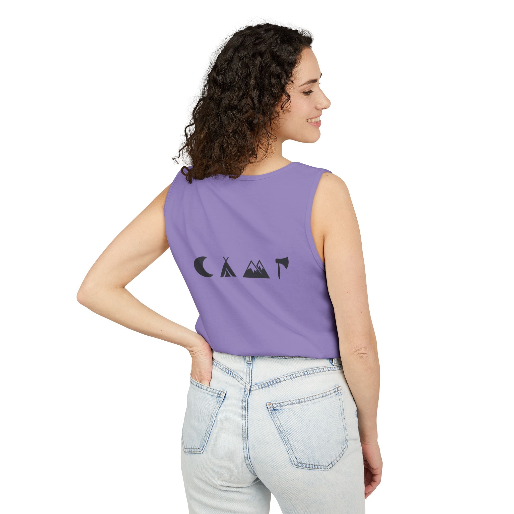 Adventure Awaits Unisex Garment-Dyed Tank Top