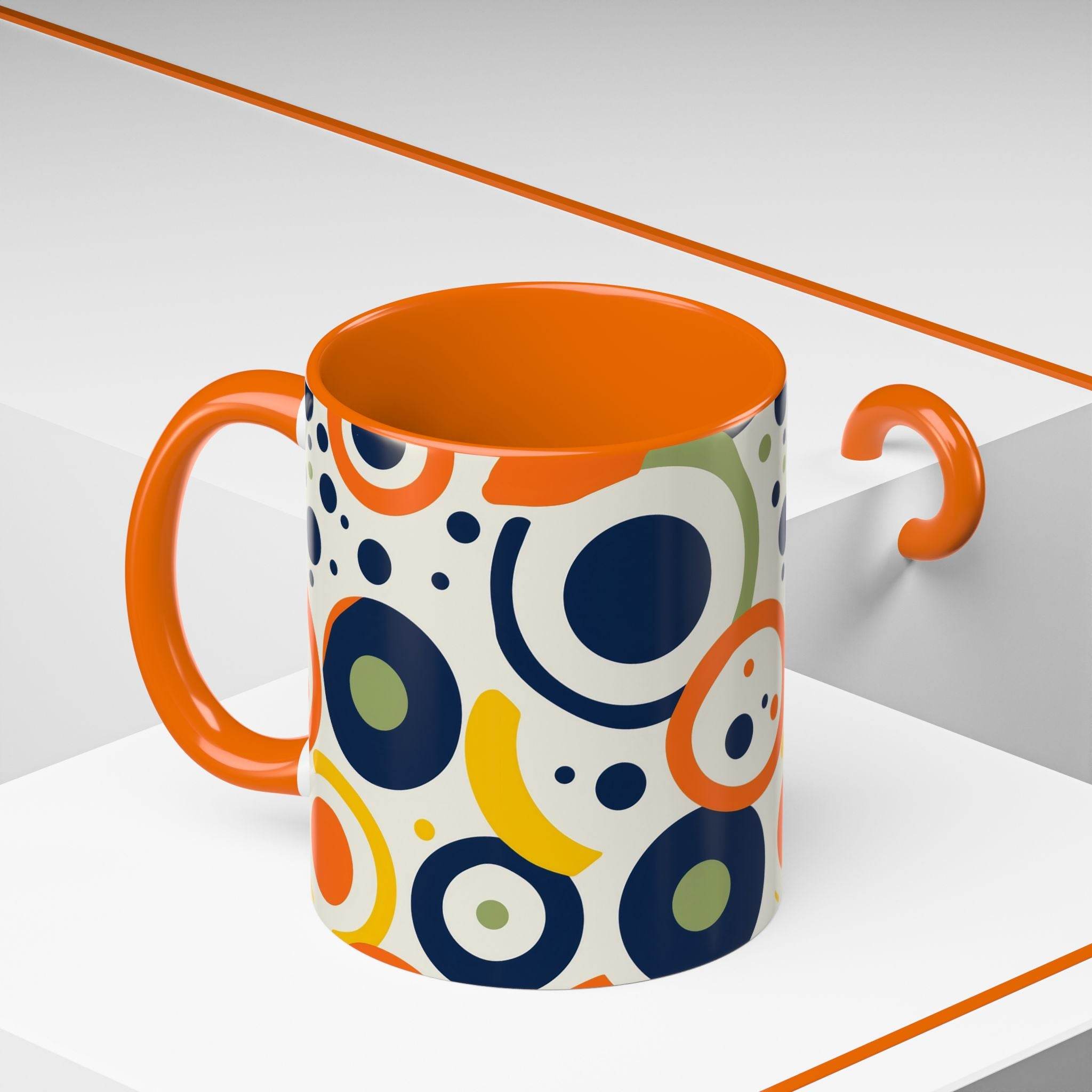 Pop Art Accent Coffee Mug (11oz-15oz) - Esmeralda Ecostore