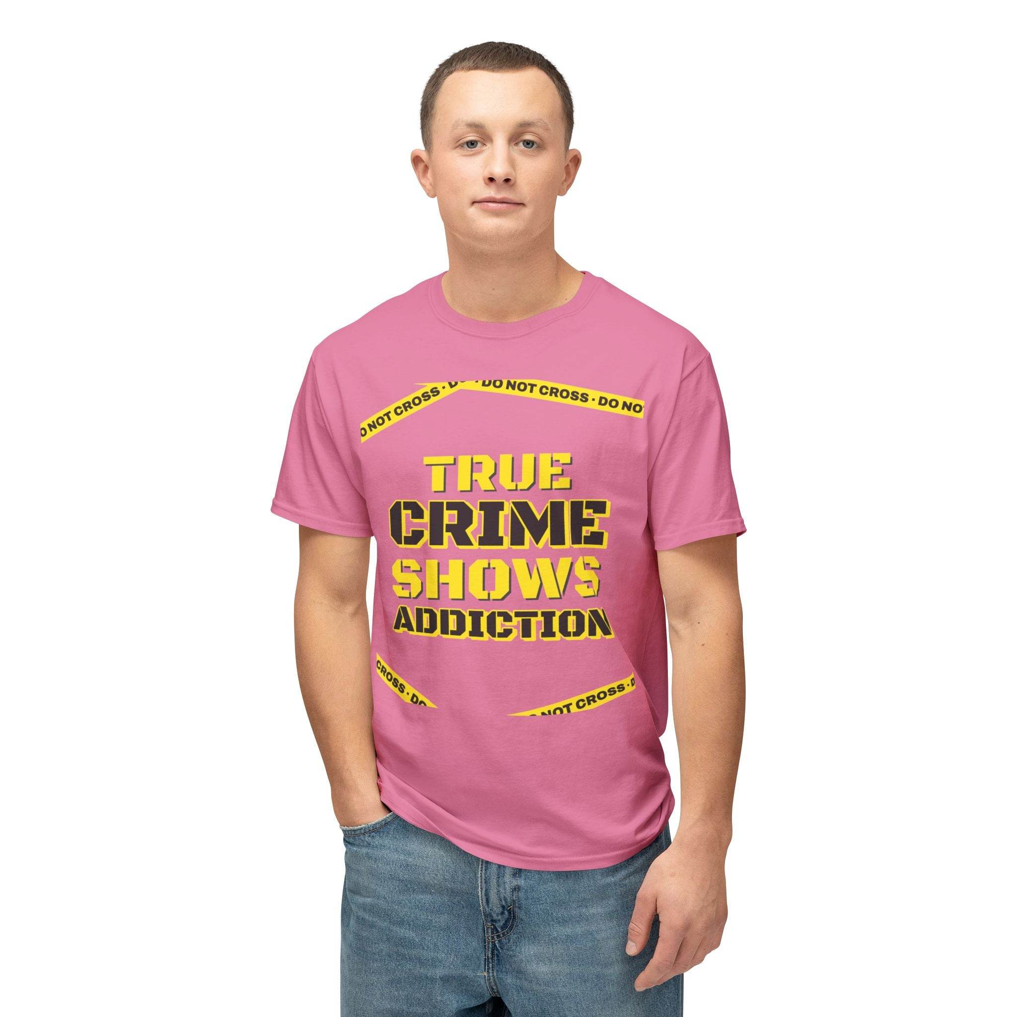 True Crime Shows Addiction Unisex HD Cotton™ T-Shirt - Esmeralda Ecostore