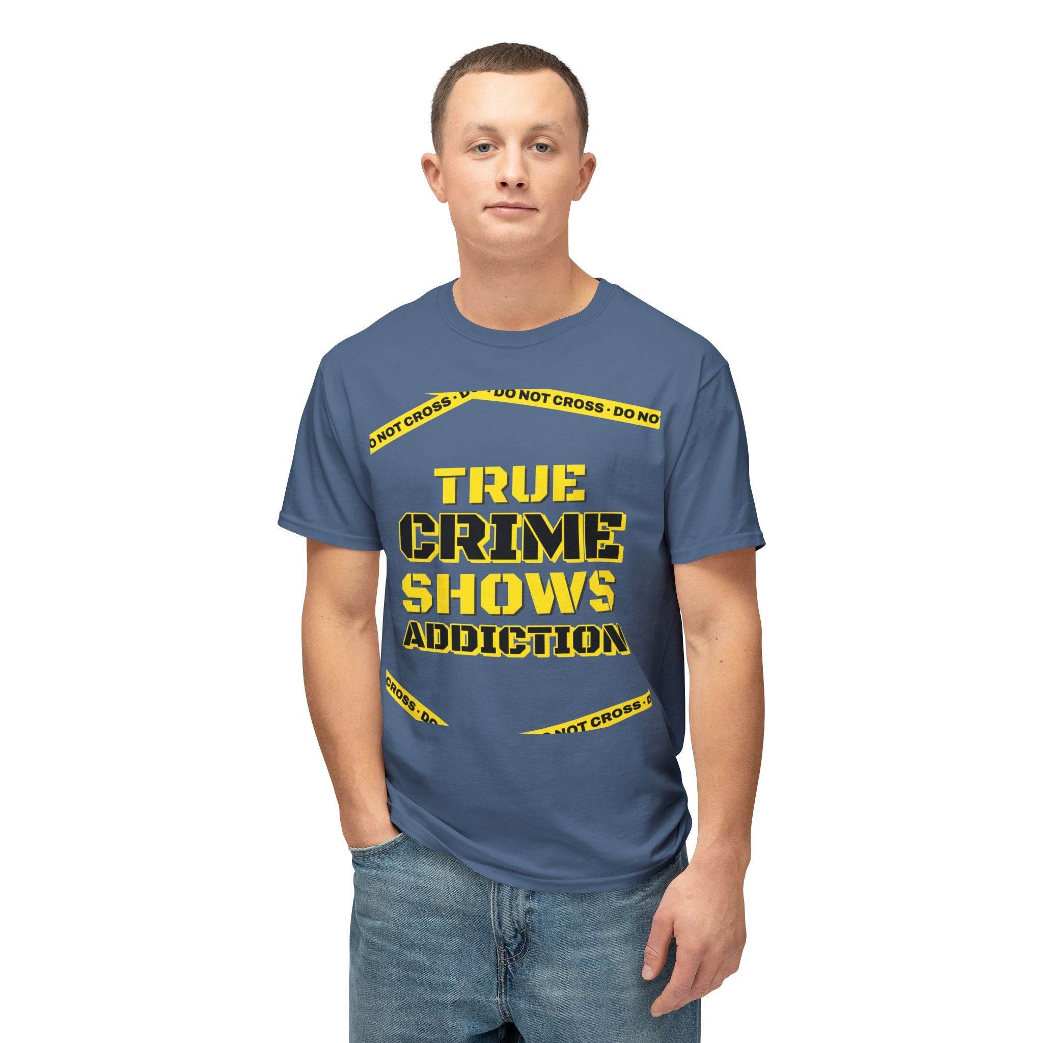 True Crime Shows Addiction Unisex HD Cotton™ T-Shirt - Esmeralda Ecostore