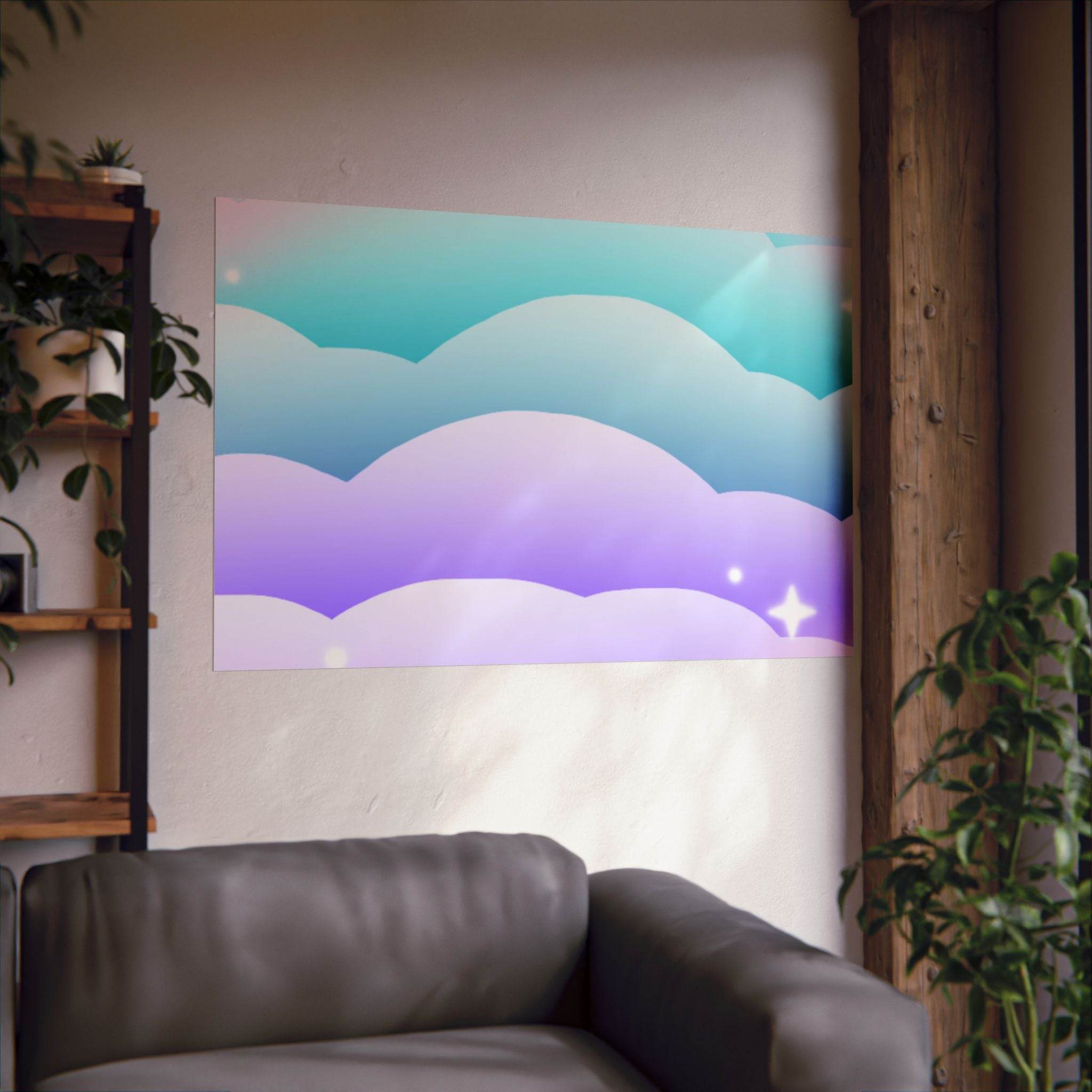 Cloudscape Matte Horizontal Posters - Esmeralda Ecostore