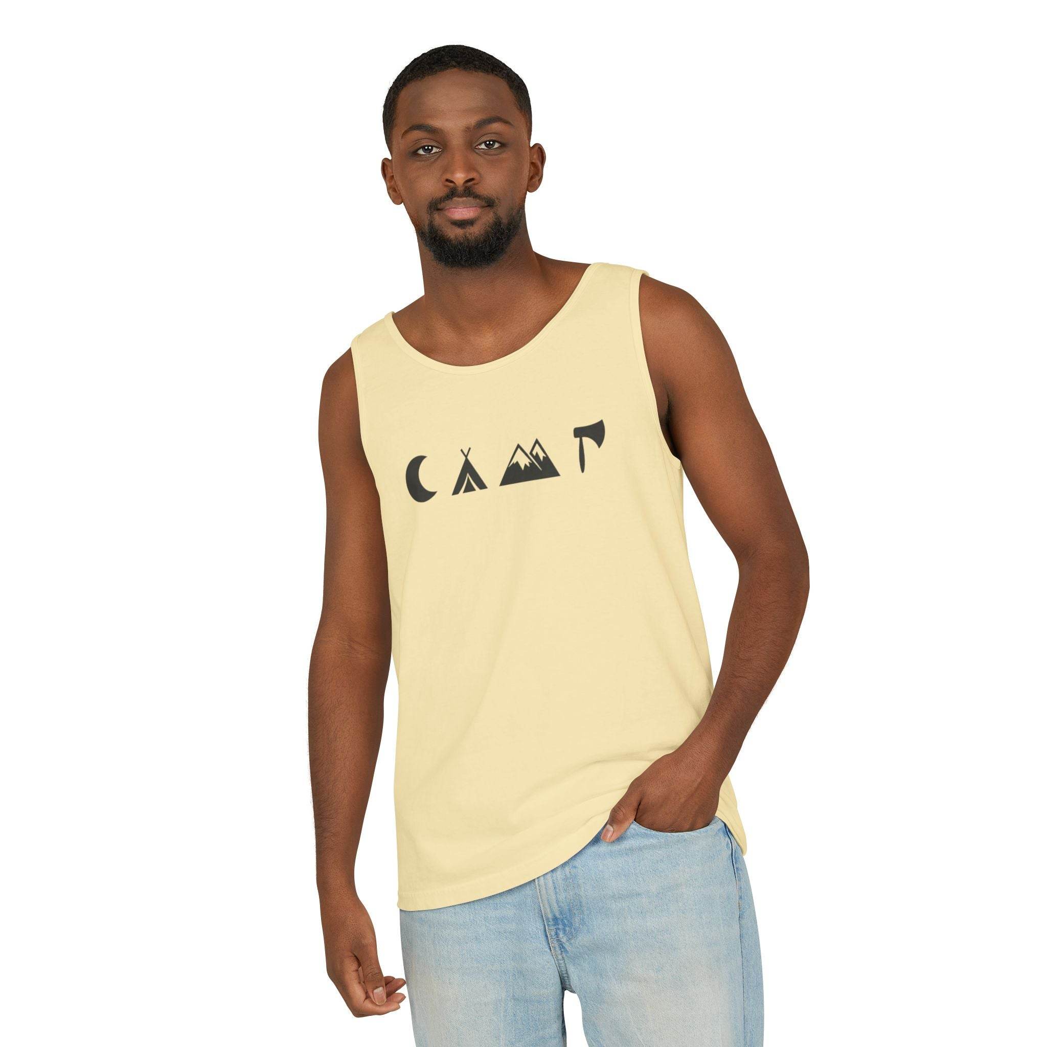 Adventure Awaits Unisex Garment-Dyed Tank Top