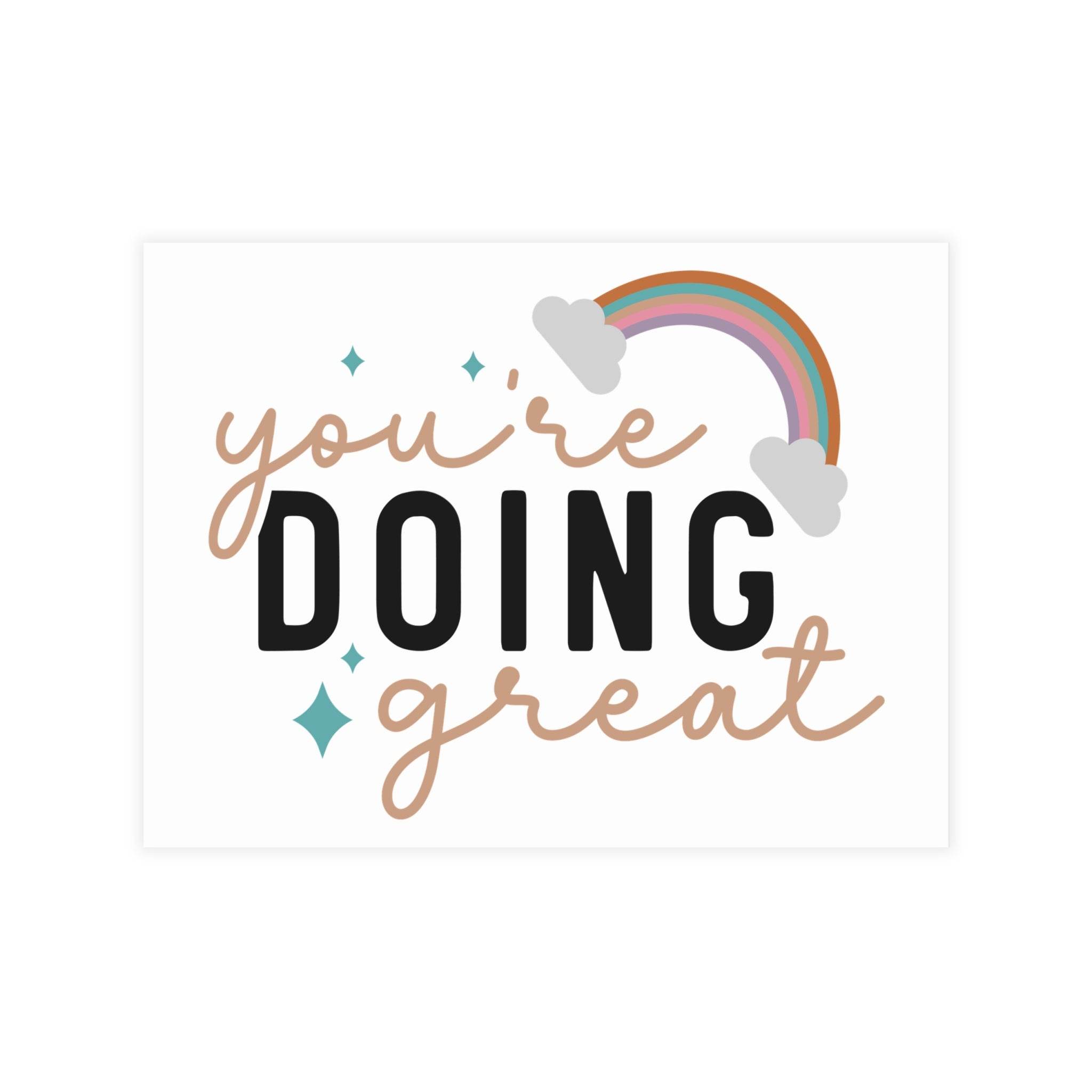 You'Re Doing Great Postcard Bundles-Envelopes Not Included - Esmeralda Ecostore
