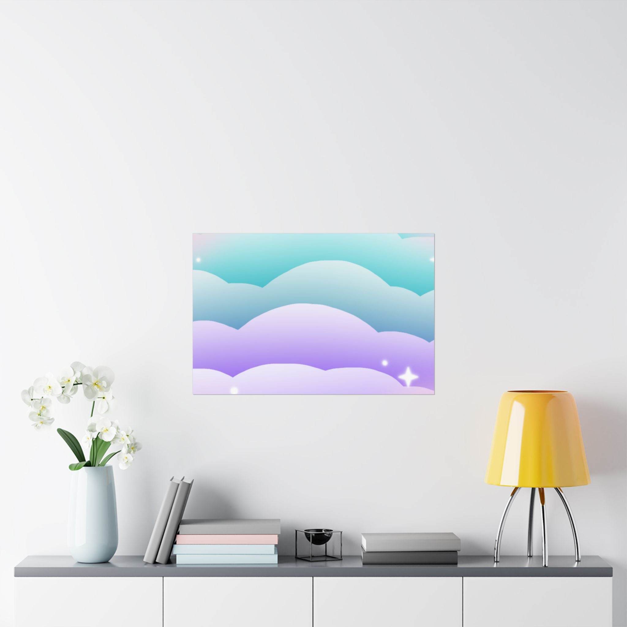 Cloudscape Matte Horizontal Posters - Esmeralda Ecostore