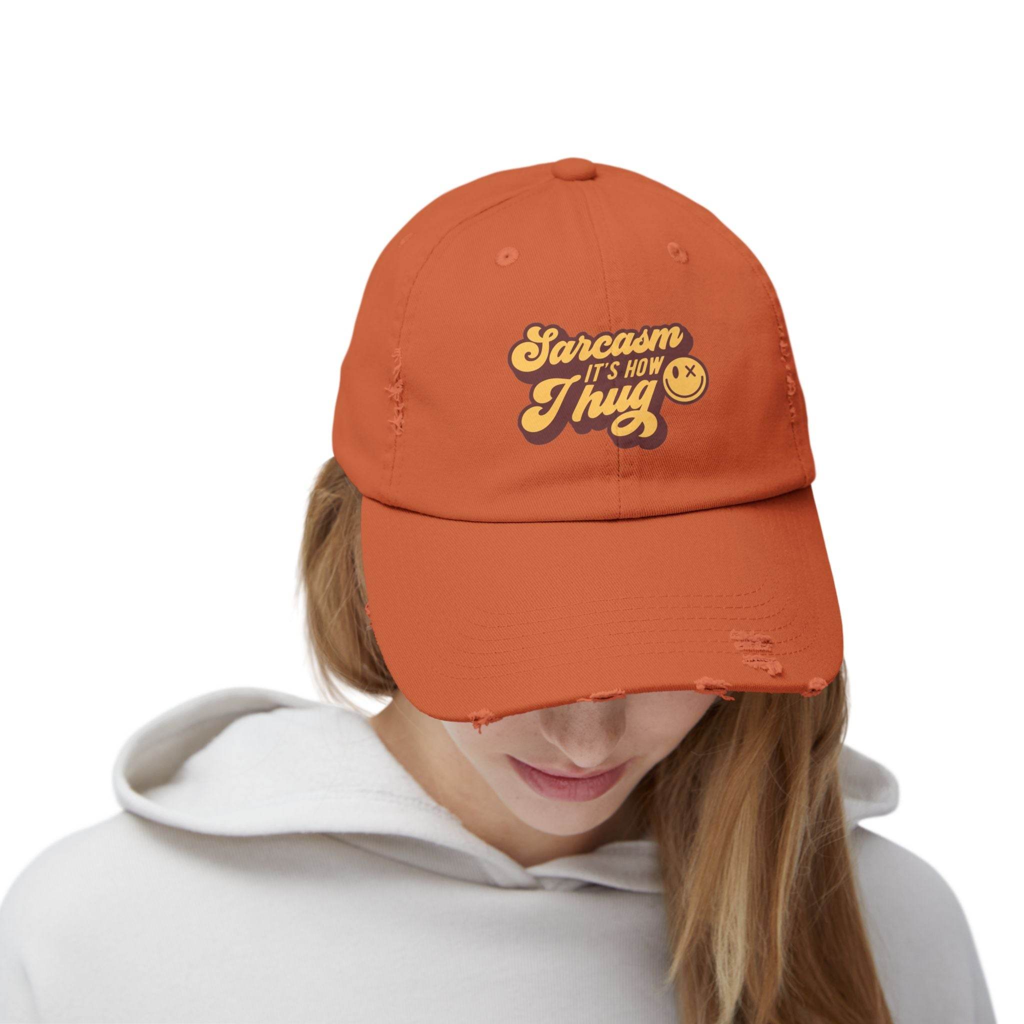 Sarcastic Unisex Distressed Cap - Esmeralda Ecostore