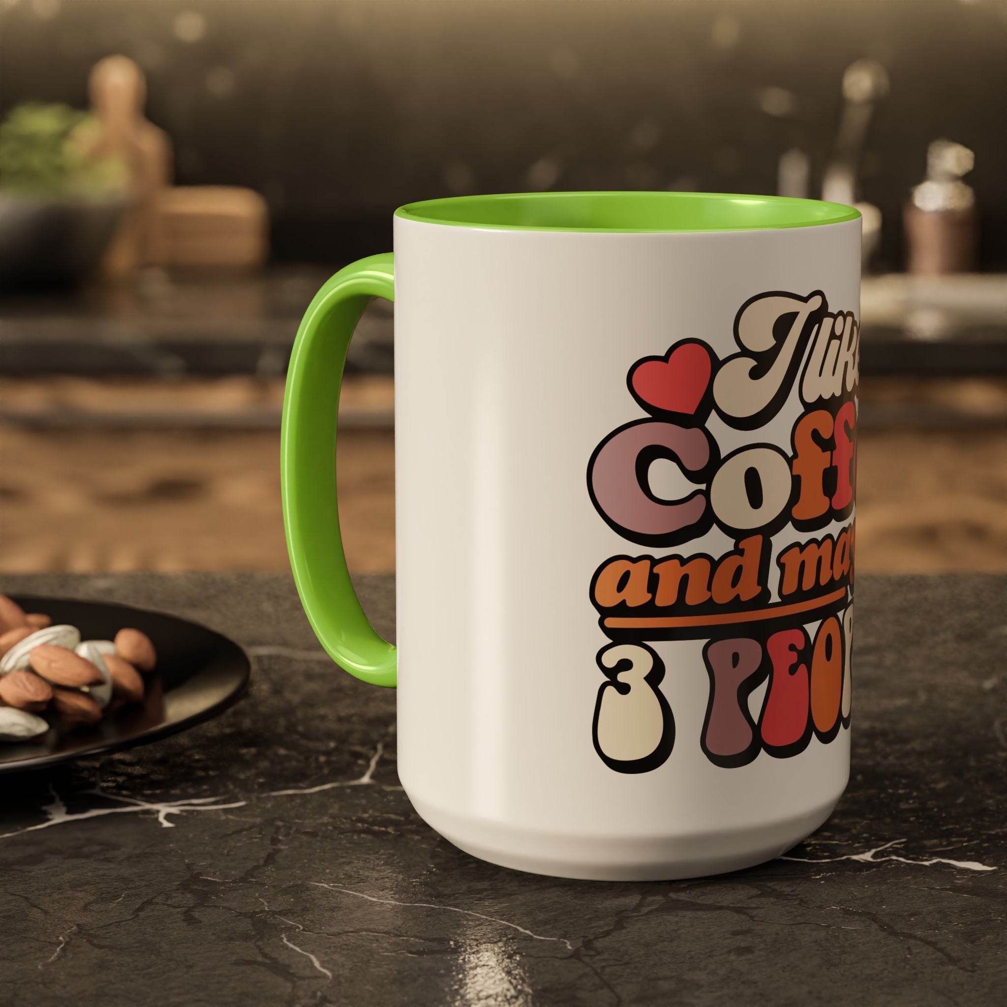 I Like Coffee Colorful Mugs-11oz And 15oz - Esmeralda Ecostore
