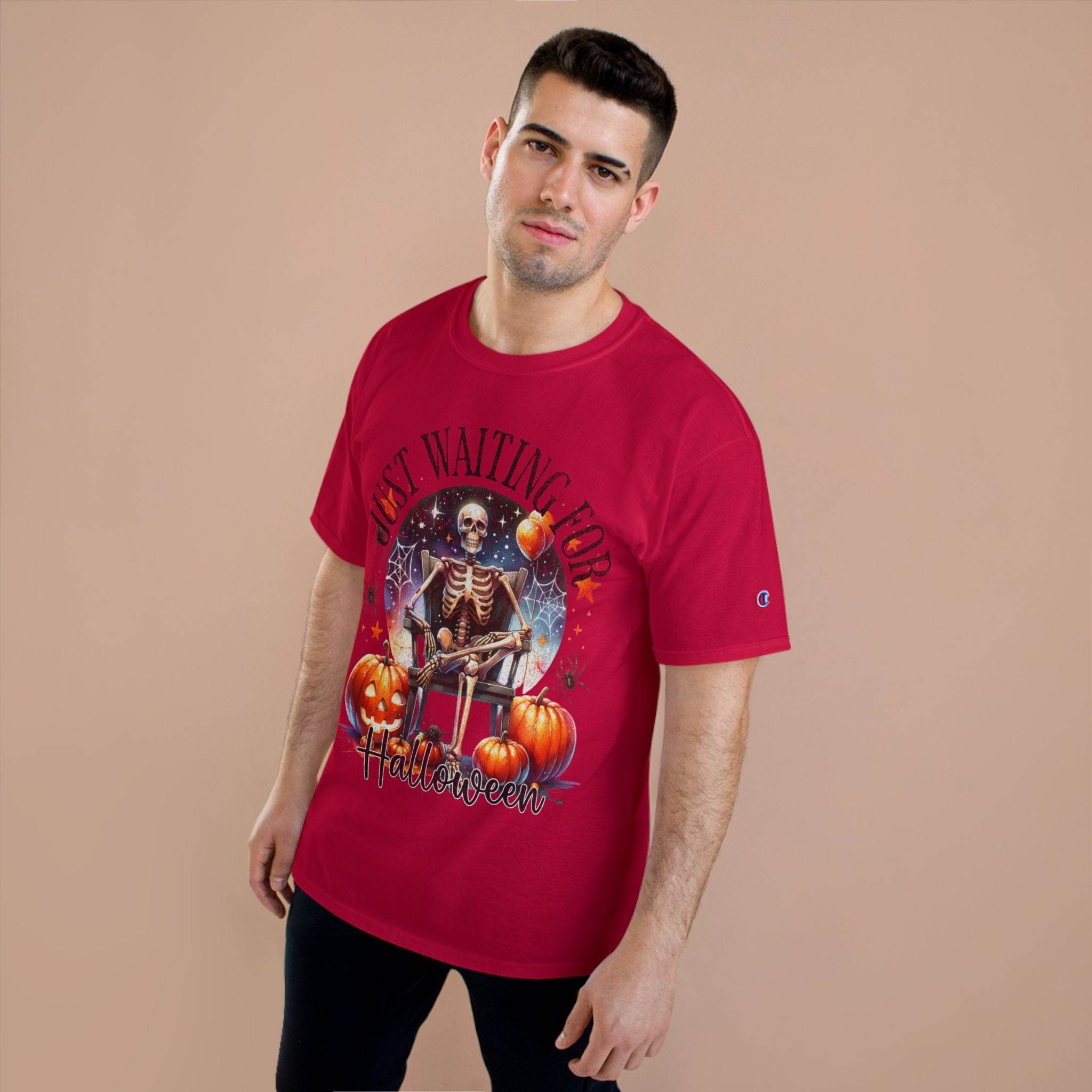 Just Waiting for Halloween Champion T-Shirt - Esmeralda Ecostore