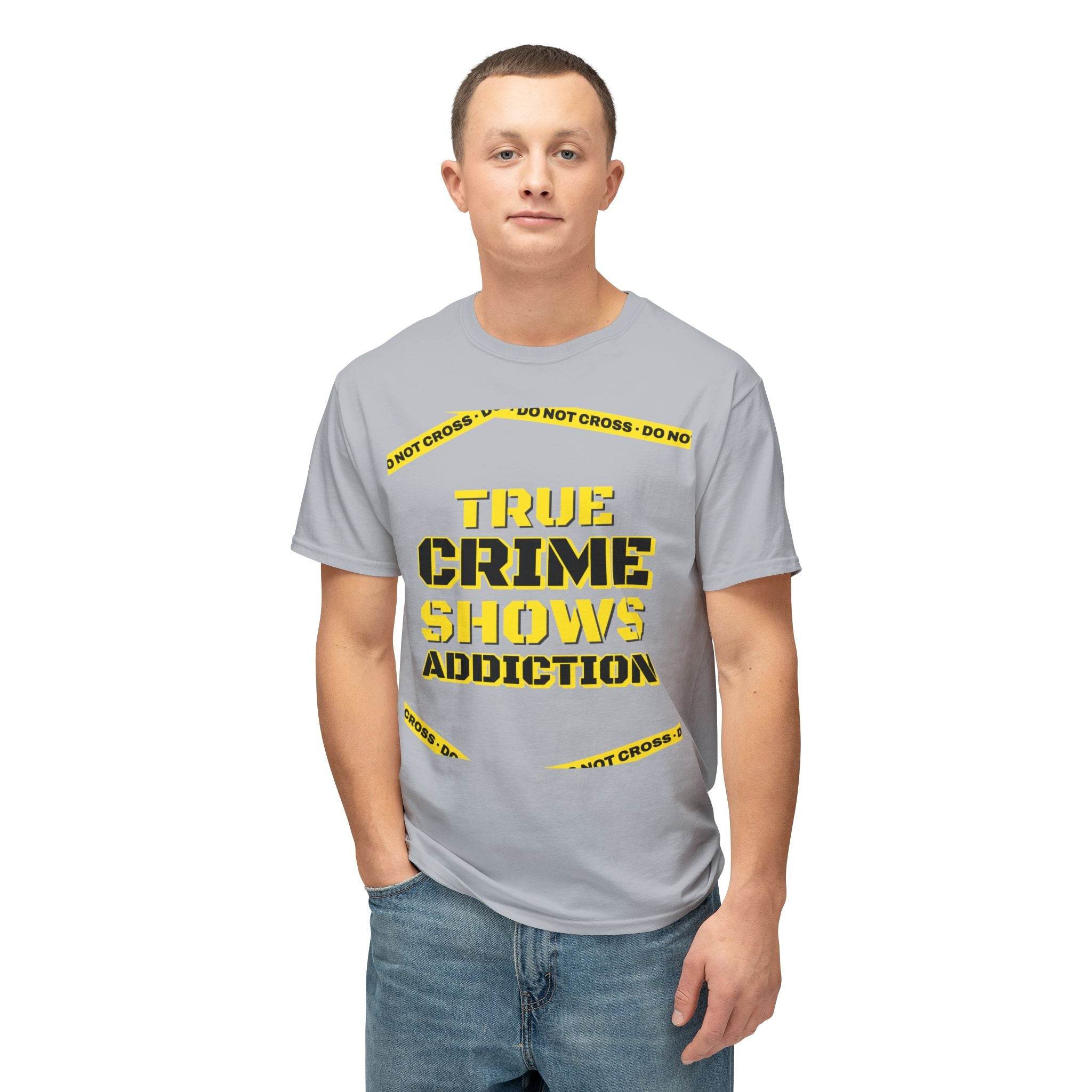True Crime Shows Addiction Unisex HD Cotton™ T-Shirt - Esmeralda Ecostore