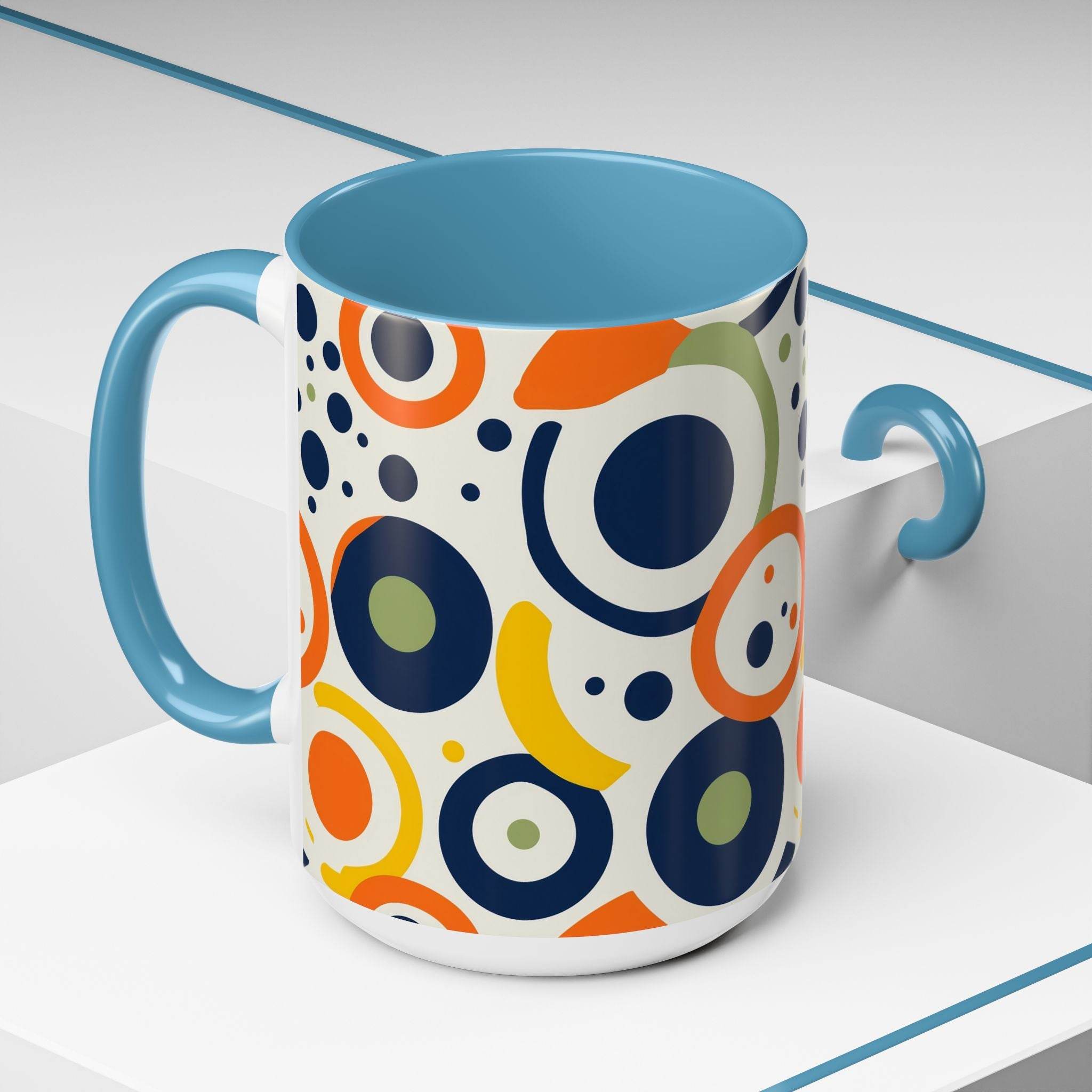 Pop Art Accent Coffee Mug (11oz-15oz) - Esmeralda Ecostore