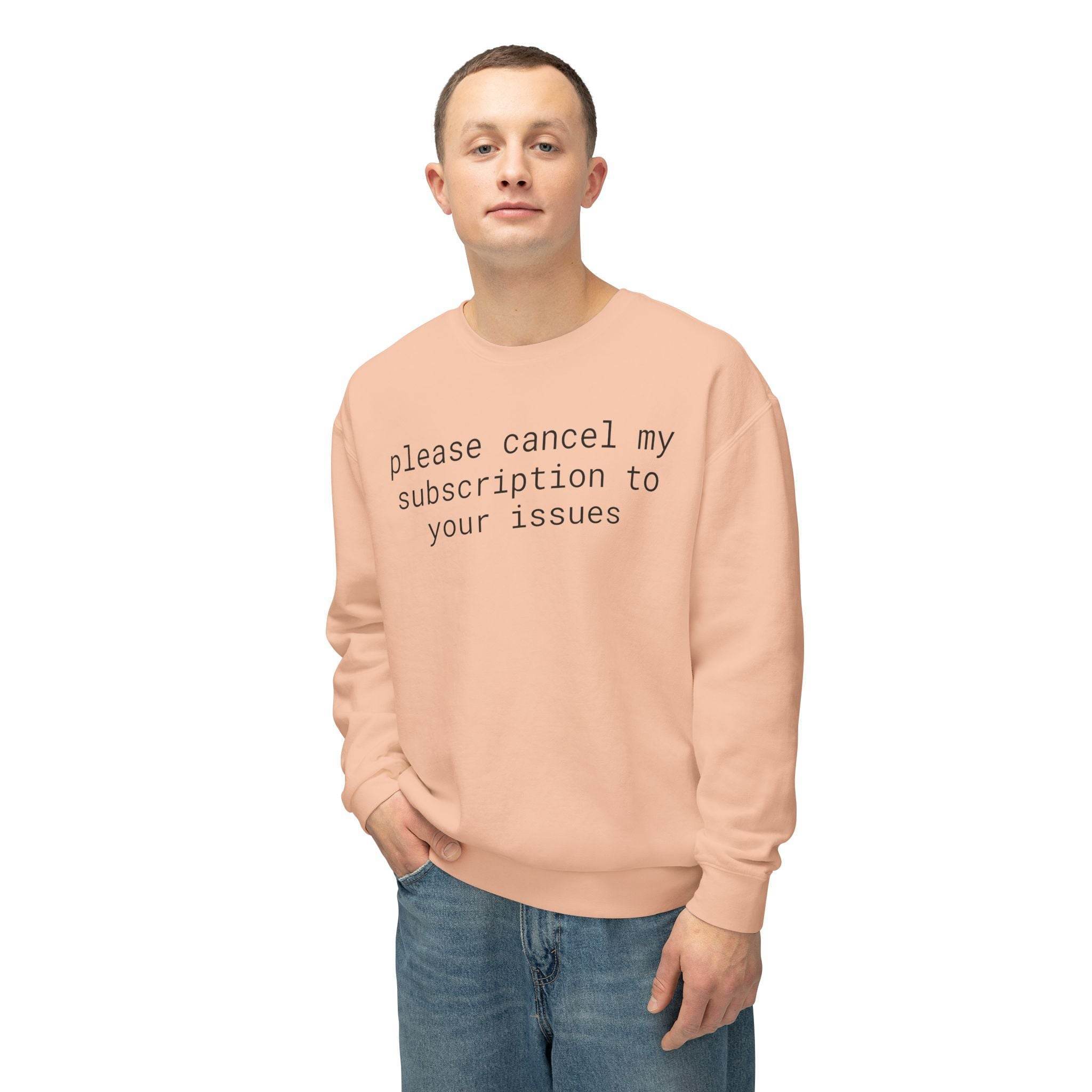 Funny Unisex Lightweight Crewneck Sweatshirt