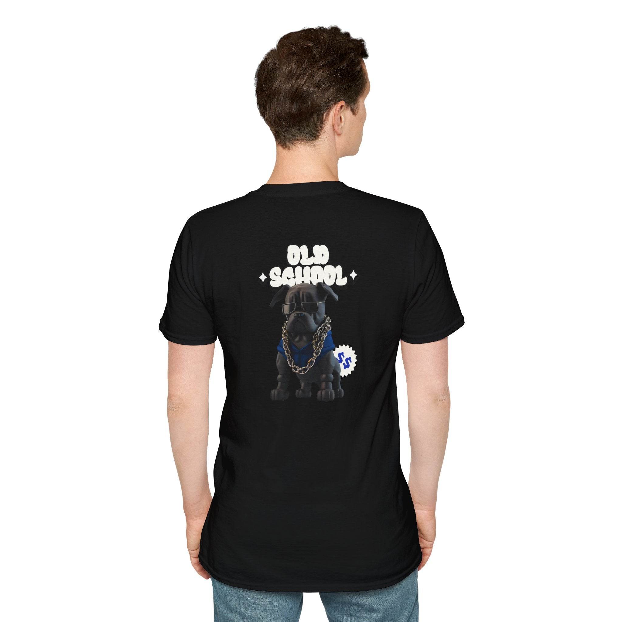 Old School Dog Unisex Softstyle T-Shirt - Esmeralda Ecostore