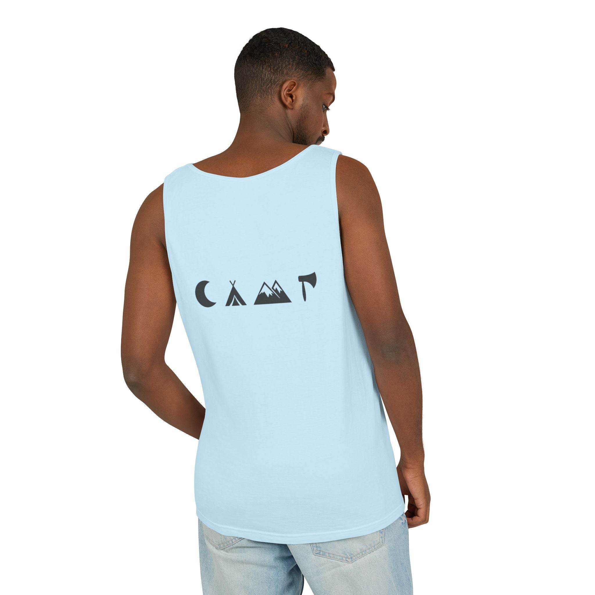 Adventure Awaits Unisex Garment-Dyed Tank Top