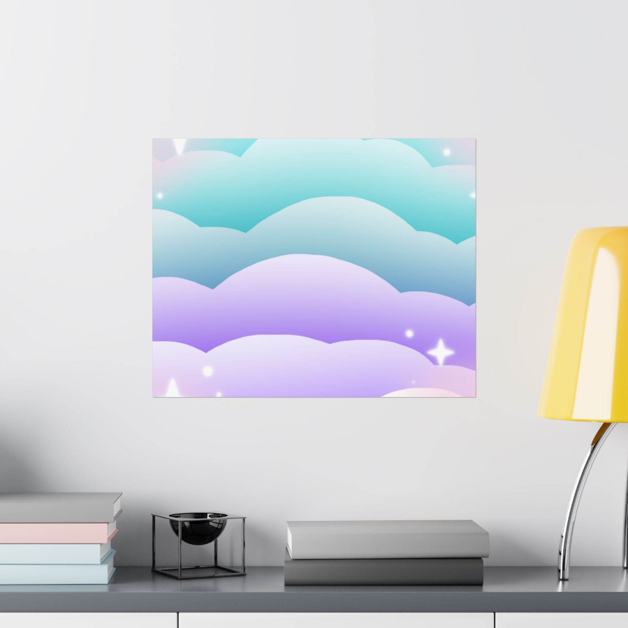 Cloudscape Matte Horizontal Posters - Esmeralda Ecostore
