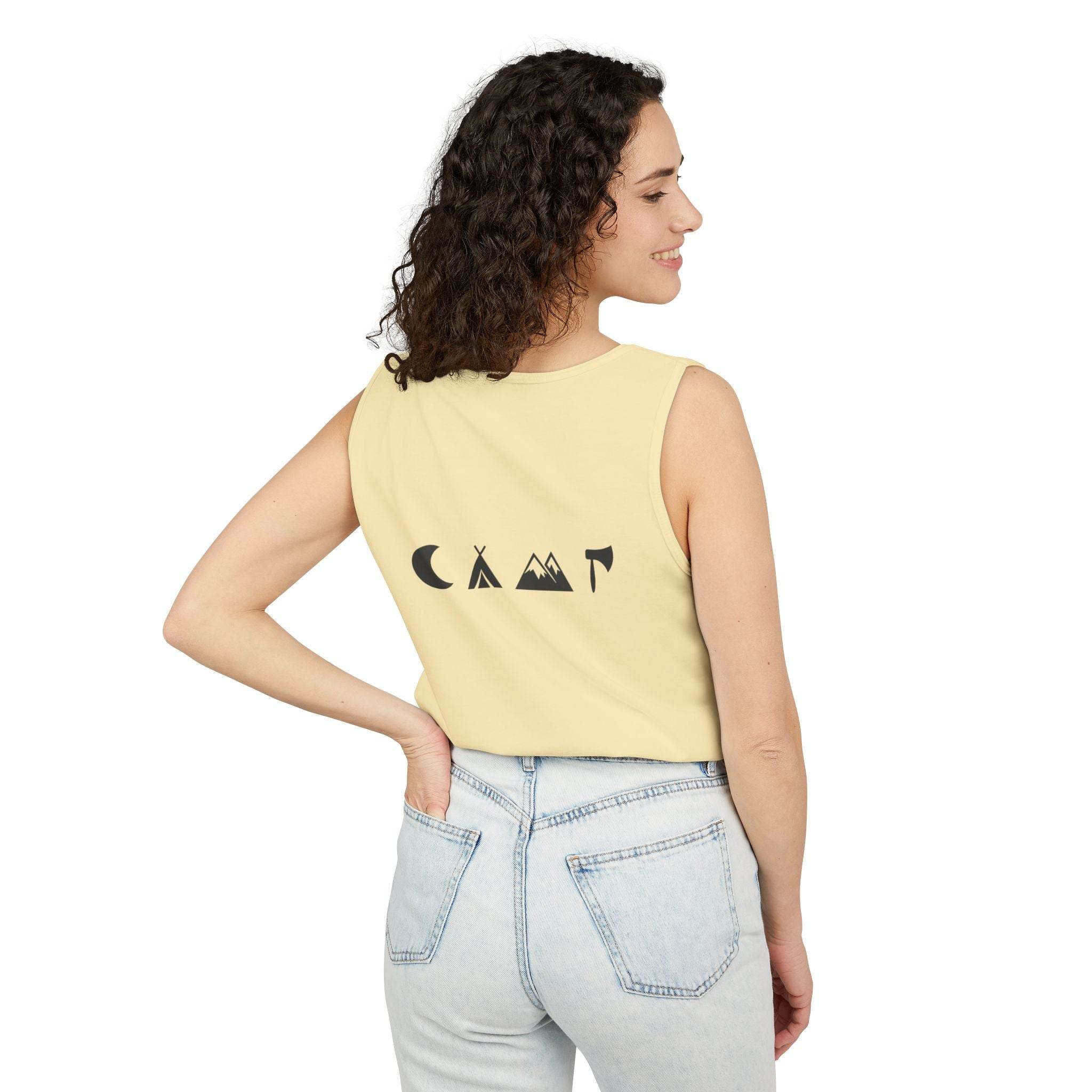 Adventure Awaits Unisex Garment-Dyed Tank Top