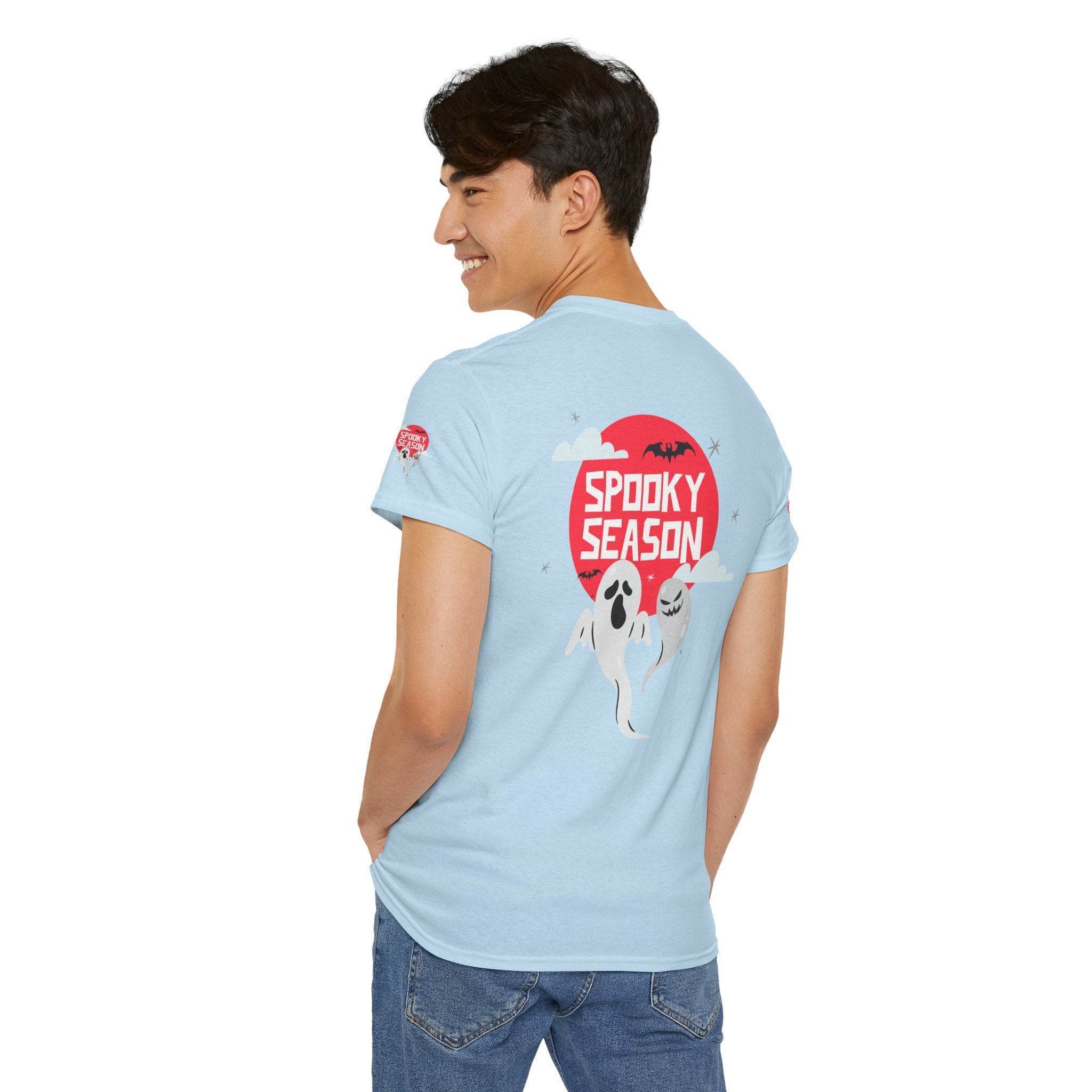 Spooky Season Halloween Eco-Friendly Shirt Unisex Heavy Cotton Tee