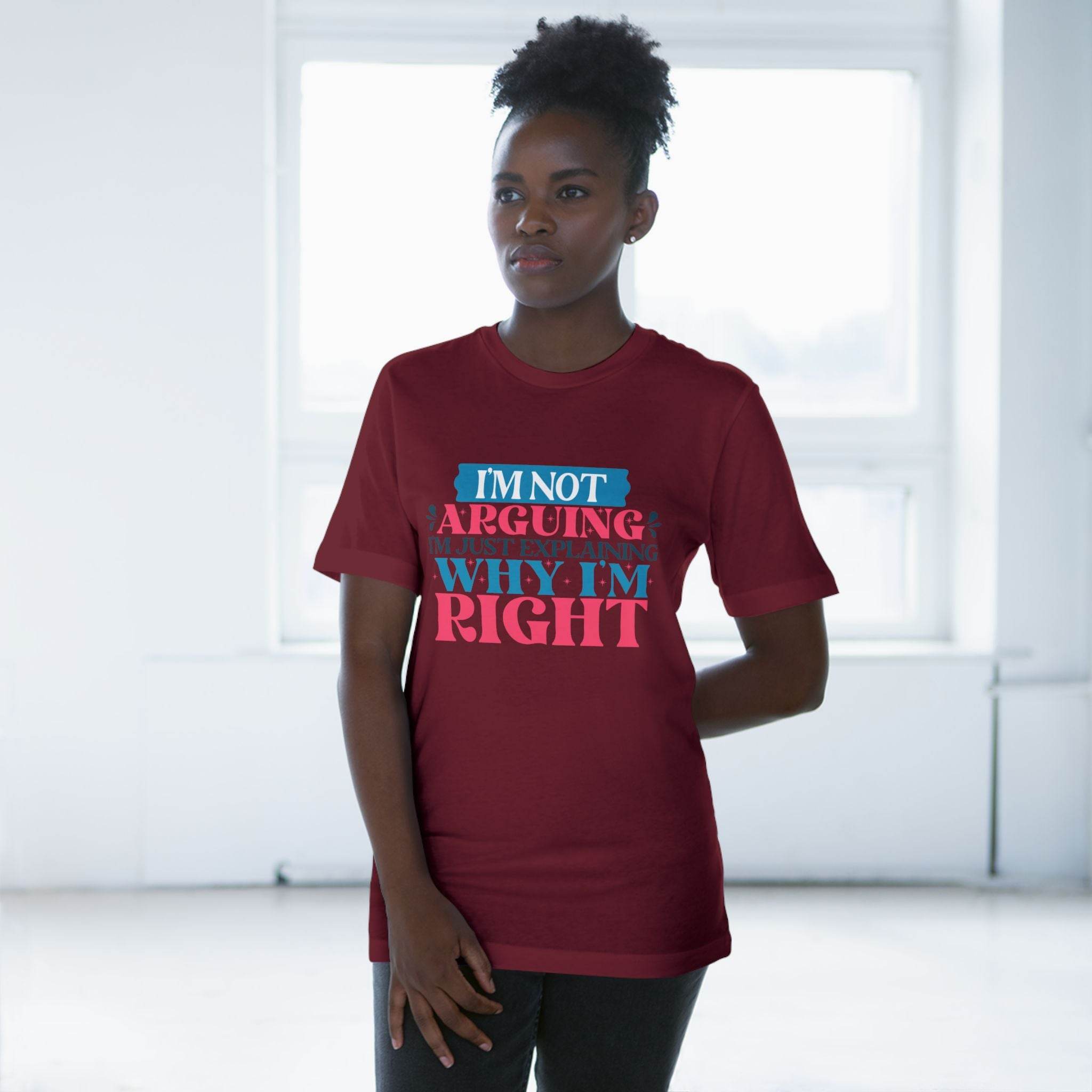 I'm Right Unisex Deluxe T-Shirt - Esmeralda Ecostore