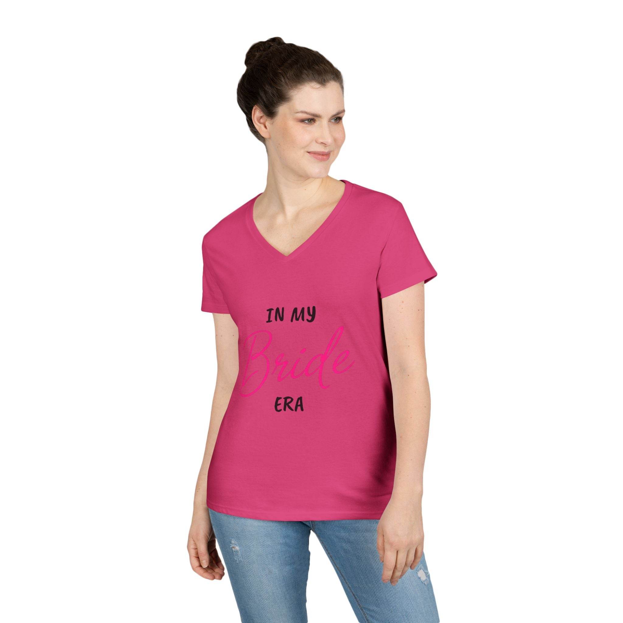 Bride Era Ladies' V-Neck T-Shirt