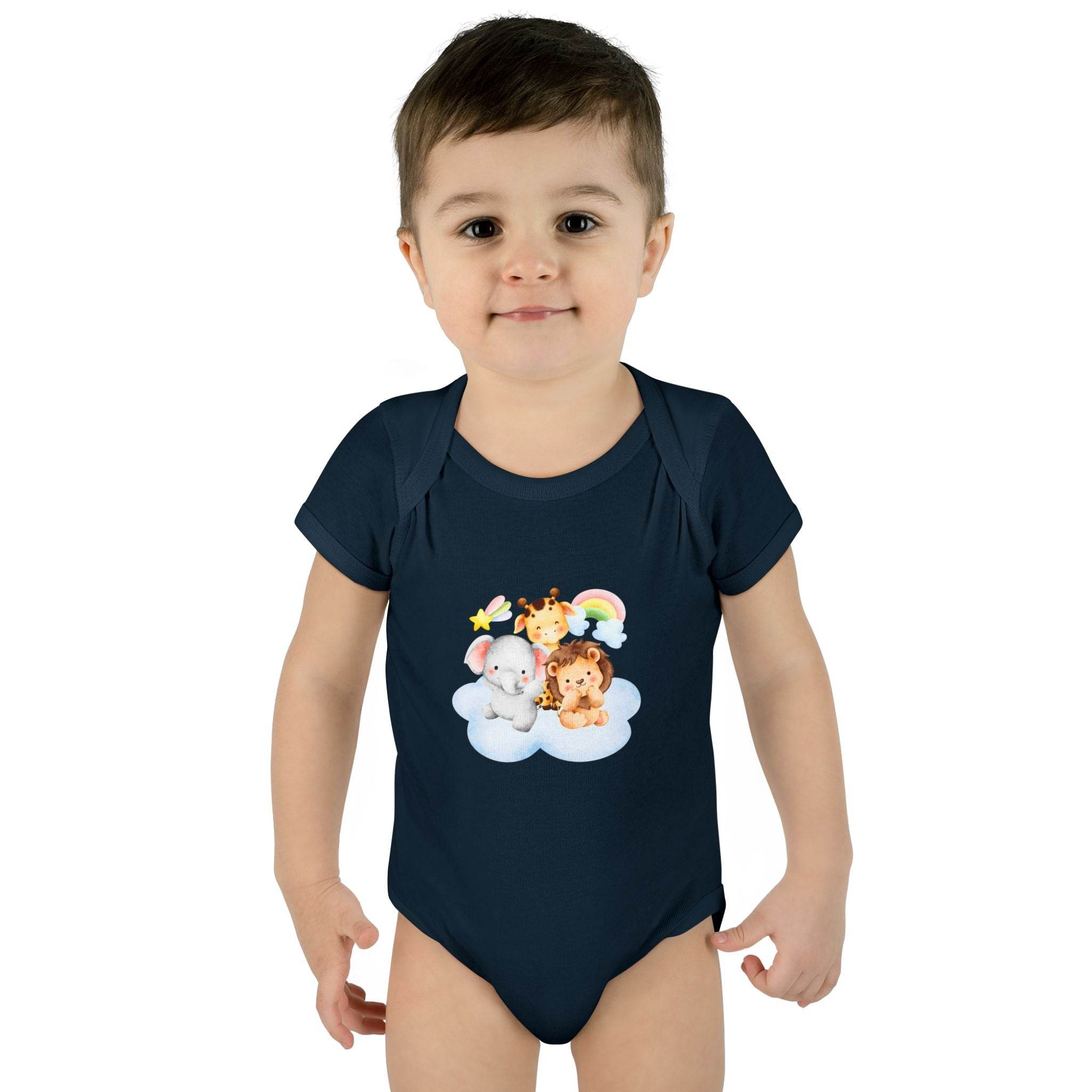 Cloud Buddies Infant Baby Rib Bodysuit - Esmeralda Ecostore