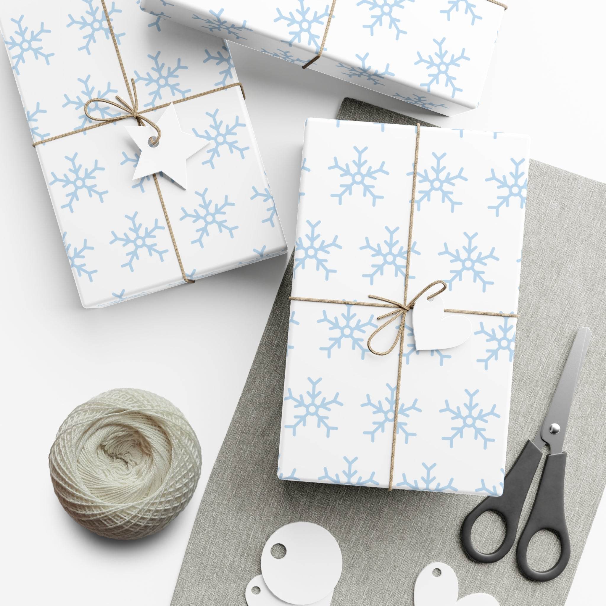 Snowflake Gift Wrap Papers - Esmeralda Ecostore