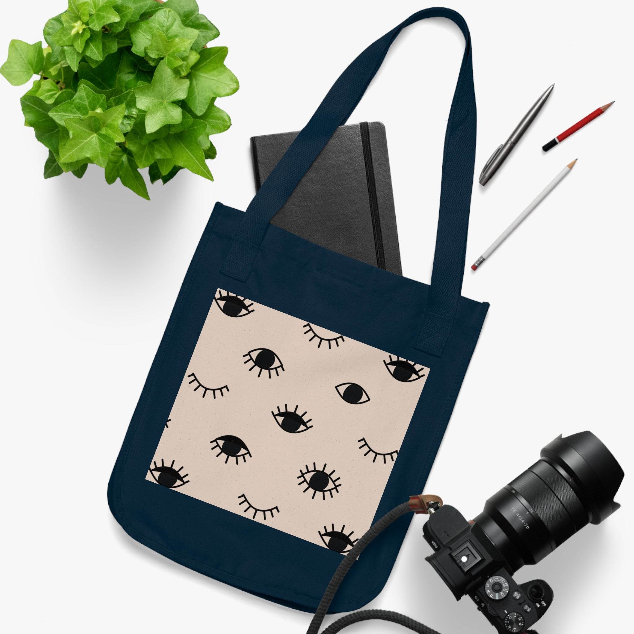 Eye See You Organic Canvas Tote Bag - Esmeralda Ecostore