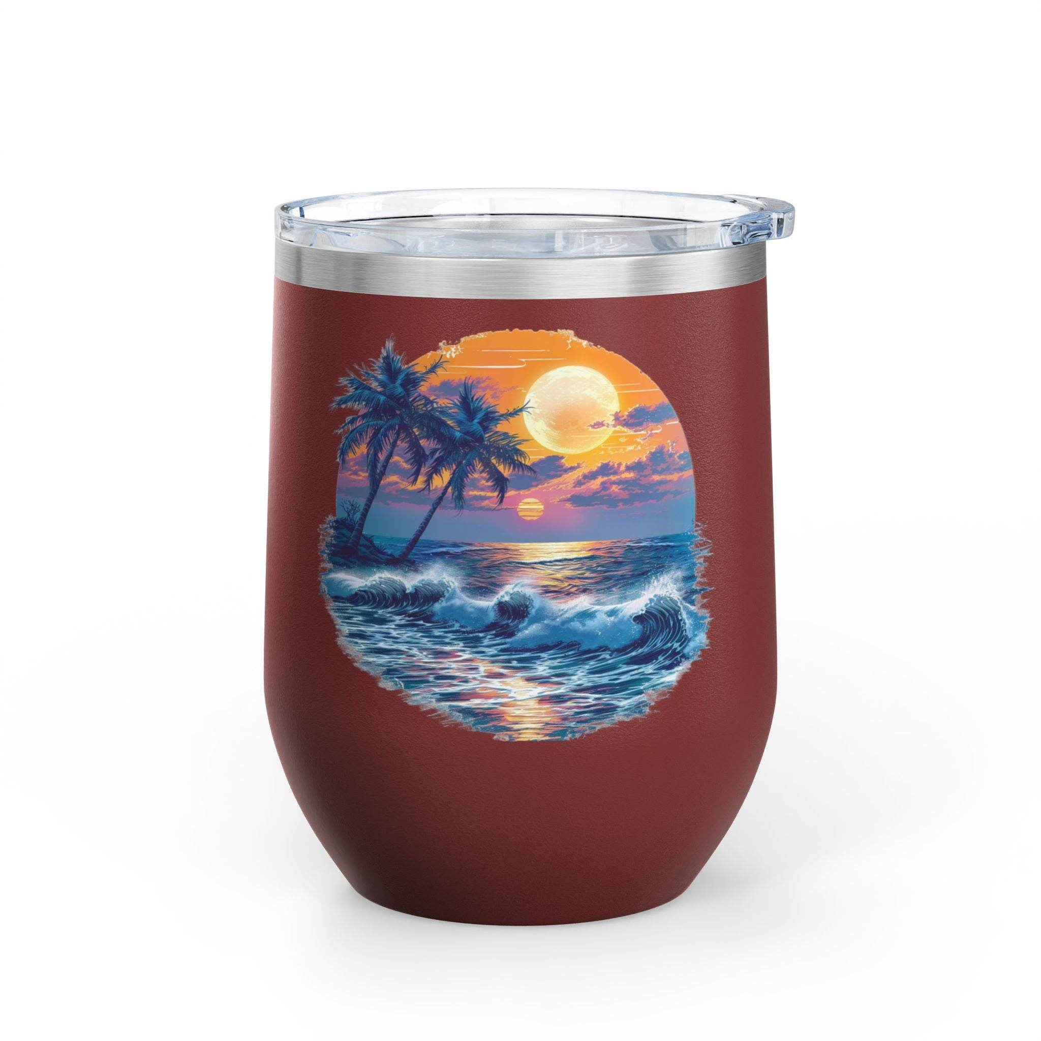 Tropical Sunset Wine Tumbler - Esmeralda Ecostore