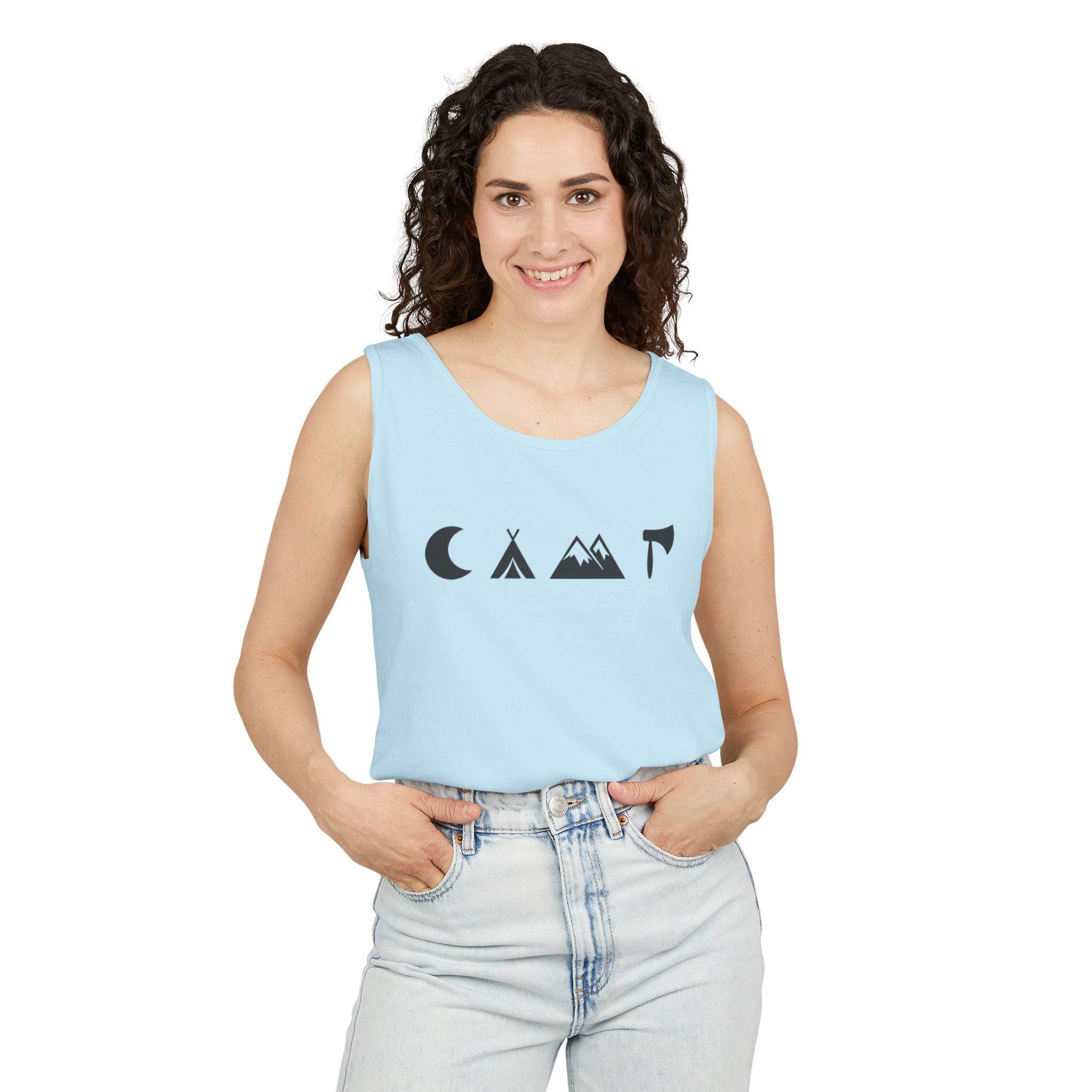 Adventure Awaits Unisex Garment-Dyed Tank Top