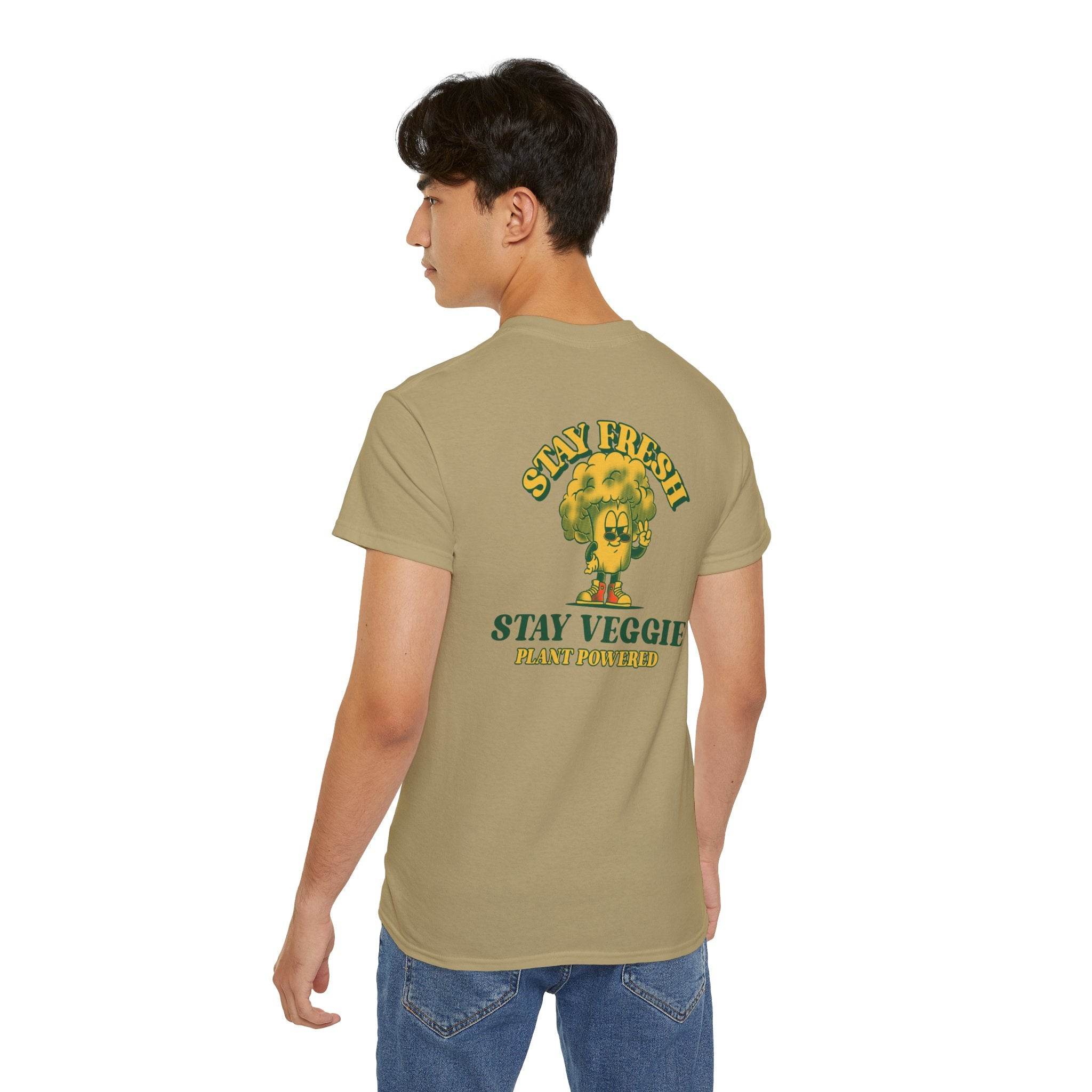 Stay Veggie Unisex Ultra Cotton Tee - Esmeralda Ecostore