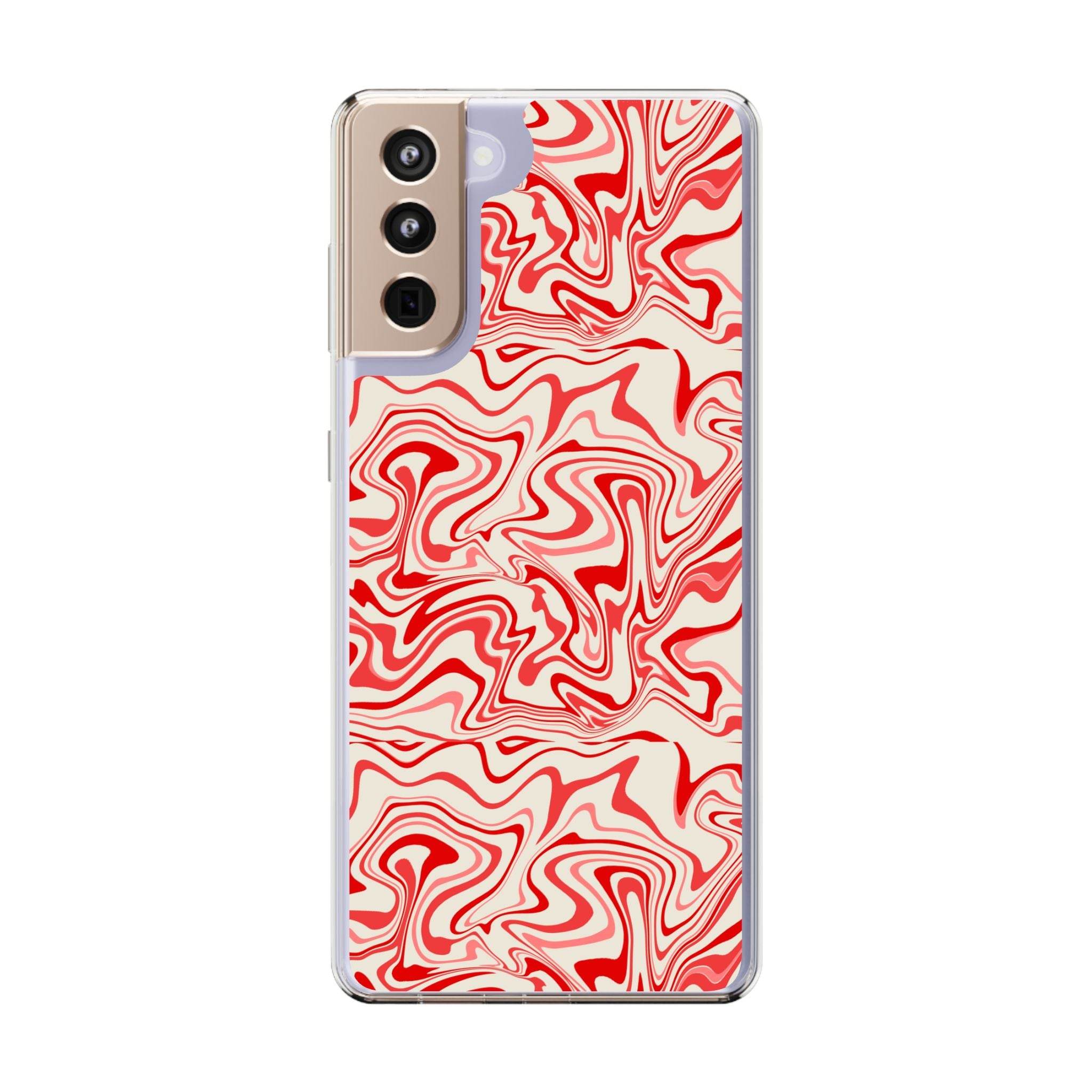 Lava Flow Sustainable Phone Clear Cases - Esmeralda Ecostore