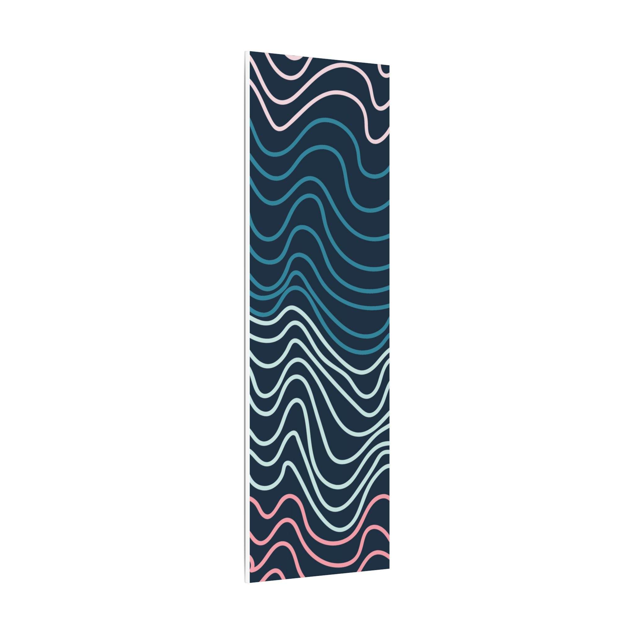 Wiggle Waves Matte Canvas Stretched Multi-Size - Esmeralda Ecostore